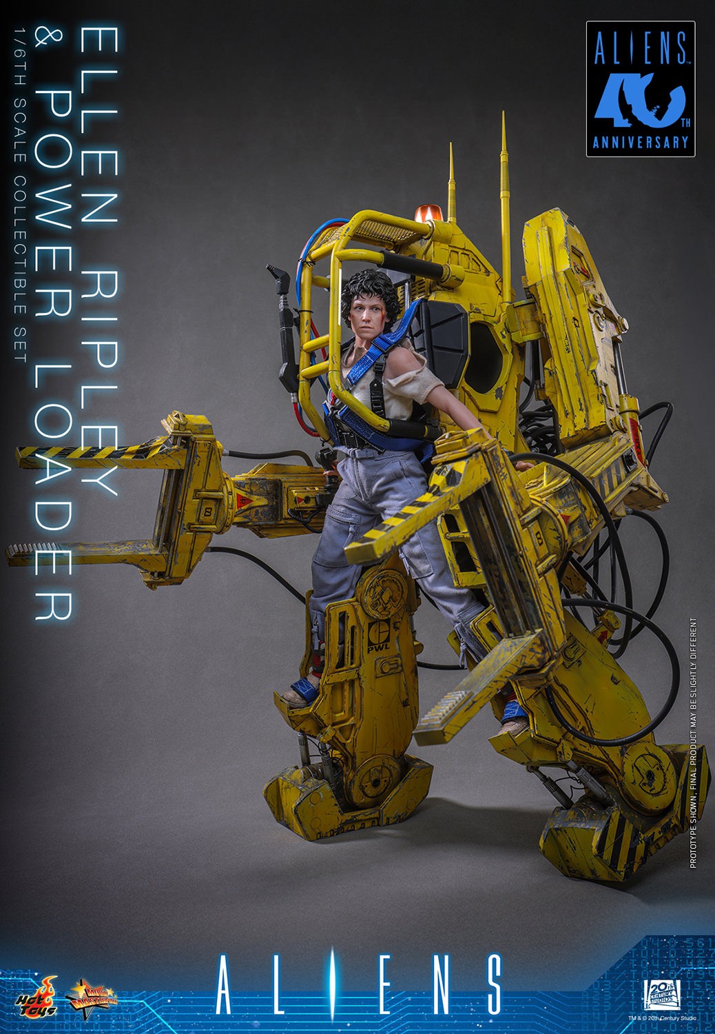 Alien Ellen Ripley and Power Loader Sixth Scale Figure Set  (Prototype Shown) View 10