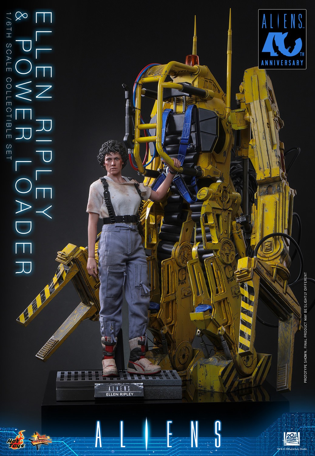 Alien Ellen Ripley and Power Loader Sixth Scale Figure Set  (Prototype Shown) View 14