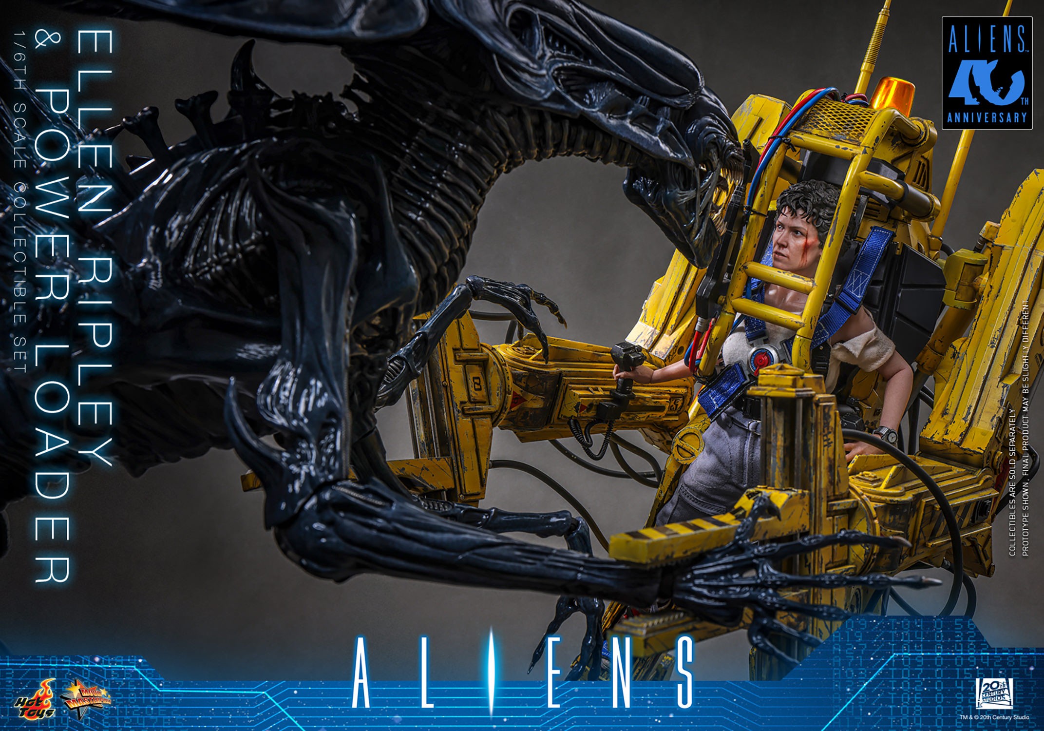 Alien Ellen Ripley and Power Loader Sixth Scale Figure Set  (Prototype Shown) View 15