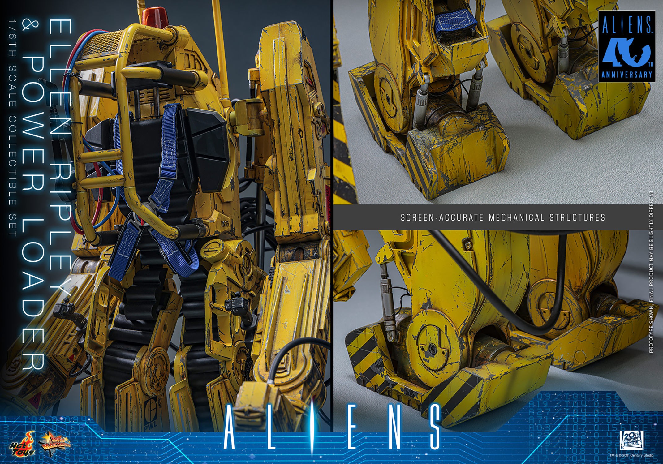 Alien Ellen Ripley and Power Loader Sixth Scale Figure Set  (Prototype Shown) View 18