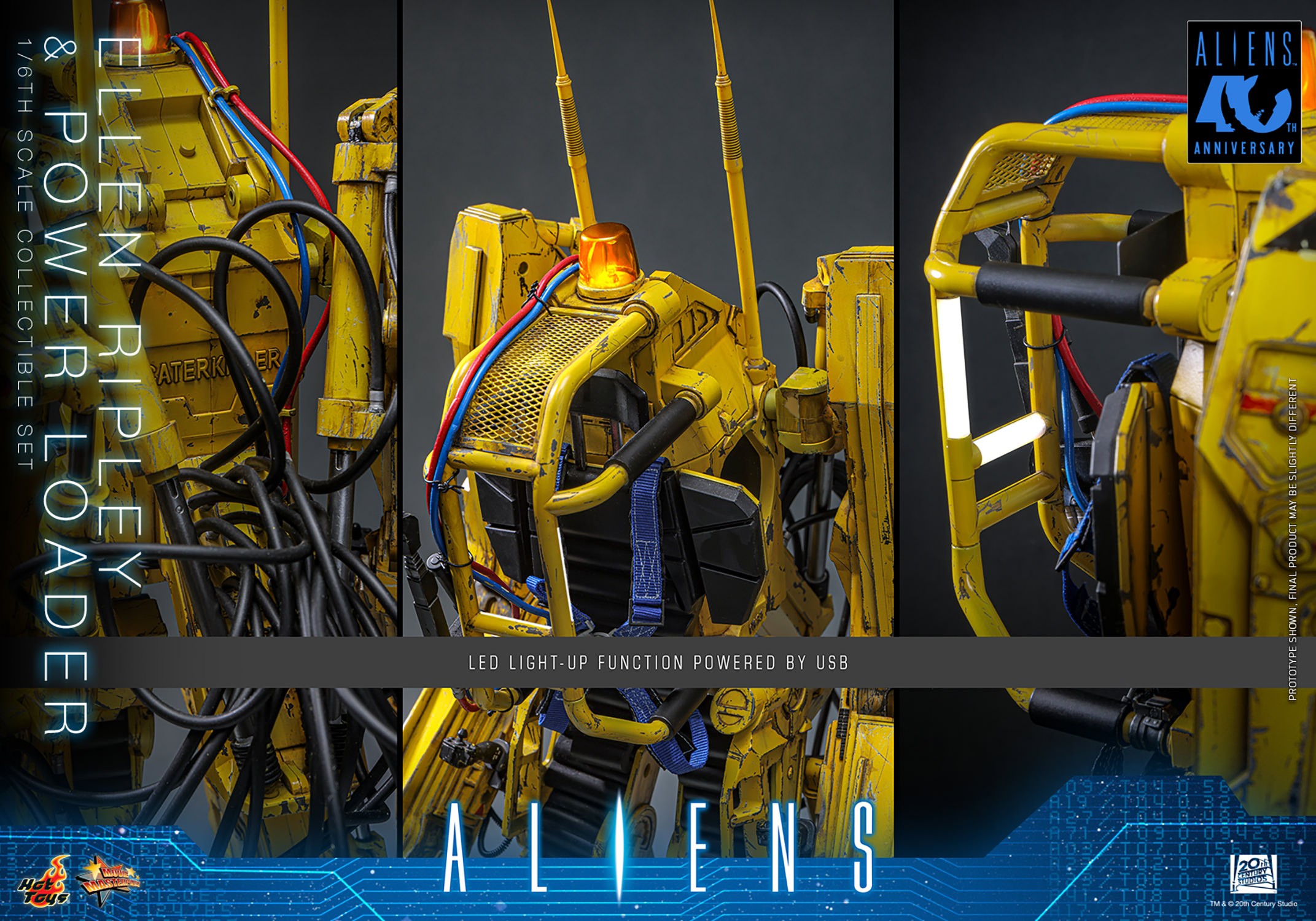 Alien Ellen Ripley and Power Loader Sixth Scale Figure Set  (Prototype Shown) View 19