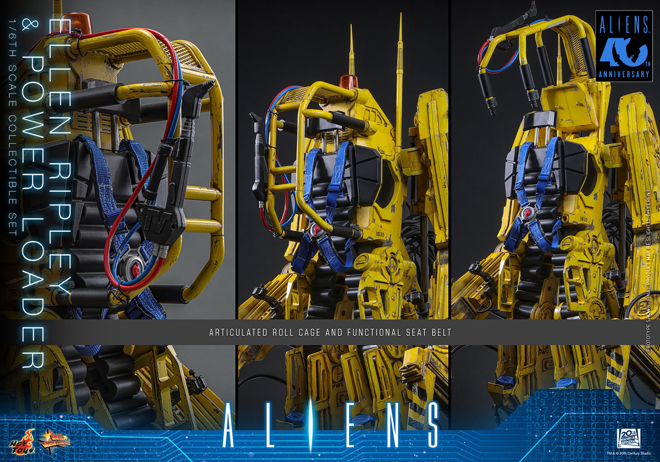 Alien Ellen Ripley and Power Loader Sixth Scale Figure Set  (Prototype Shown) View 20