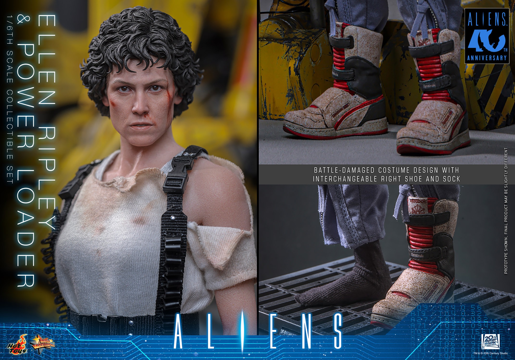 Alien Ellen Ripley and Power Loader Sixth Scale Figure Set  (Prototype Shown) View 24