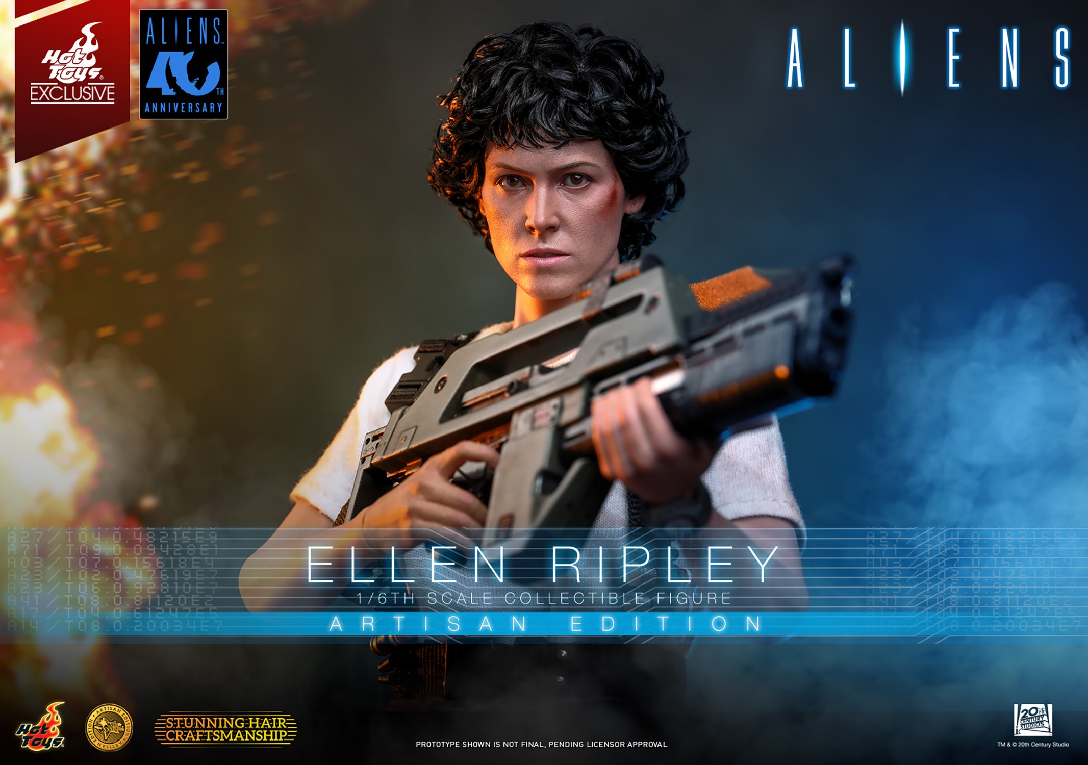Alien Ellen Ripley (Artisan Edition Deluxe Version) Sixth Scale Figure  Exclusive Edition (Prototype Shown) View 1