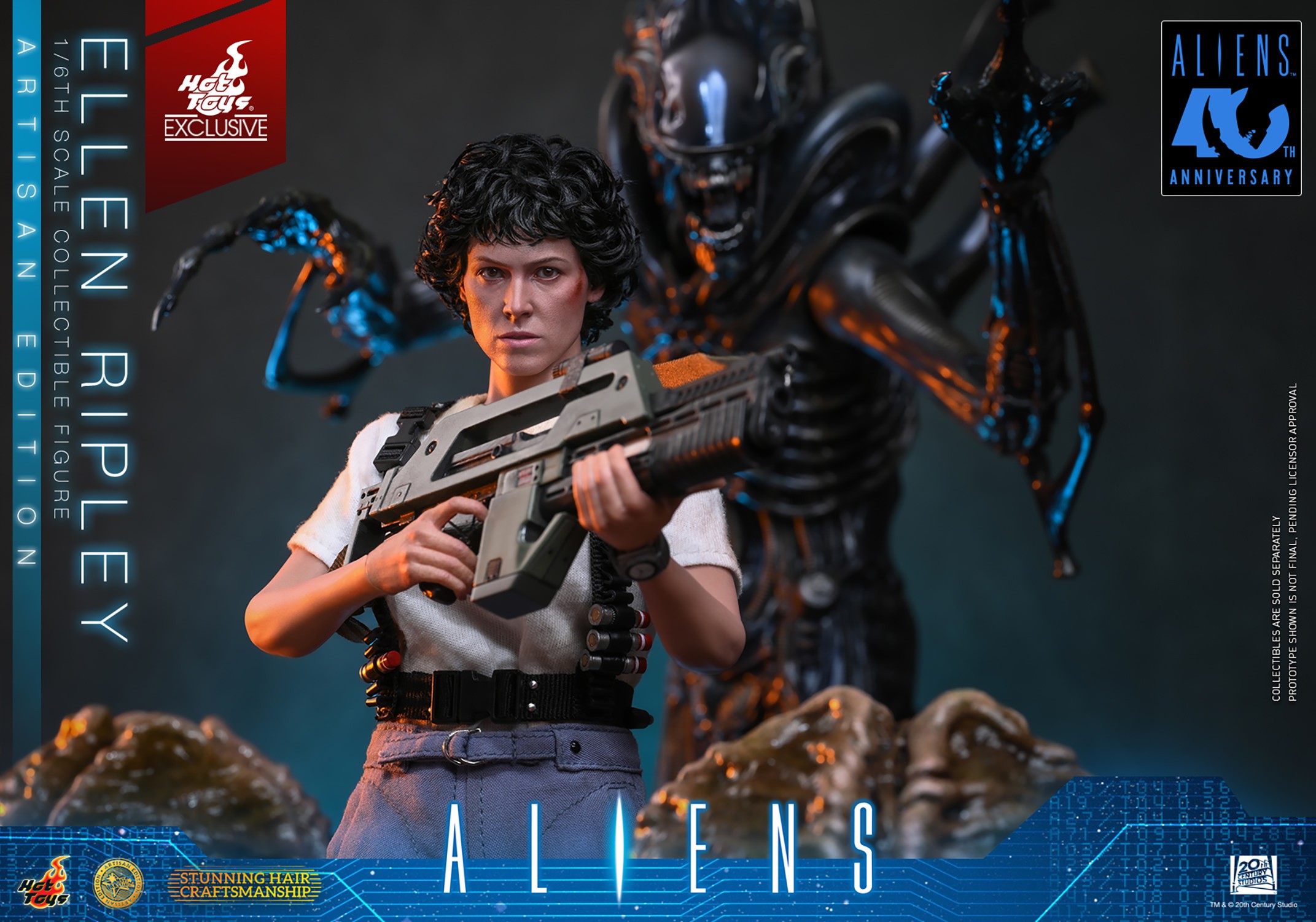 Alien Ellen Ripley (Artisan Edition Deluxe Version) Sixth Scale Figure  Exclusive Edition (Prototype Shown) View 9