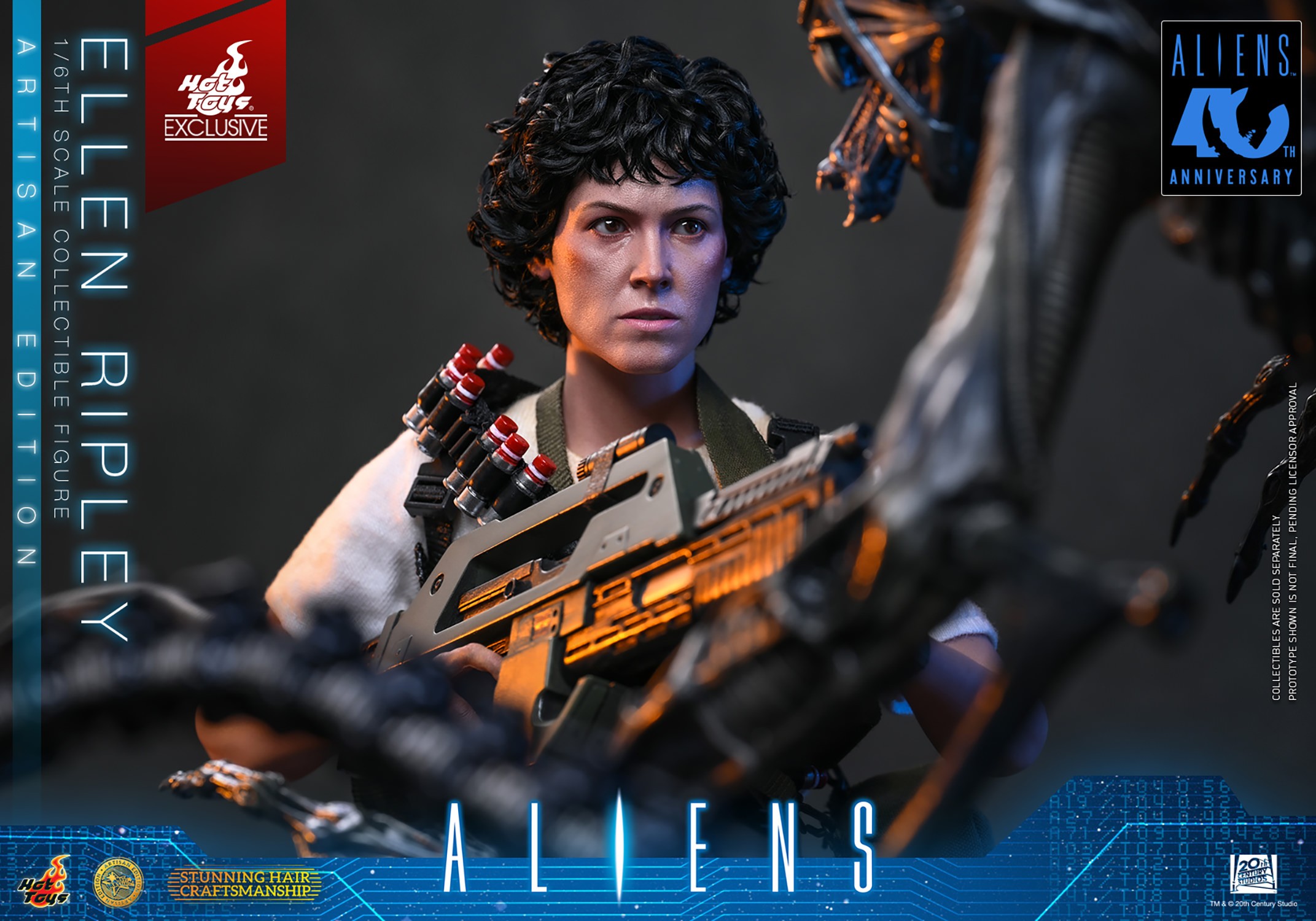 Alien Ellen Ripley (Artisan Edition Deluxe Version) Sixth Scale Figure  Exclusive Edition (Prototype Shown) View 11