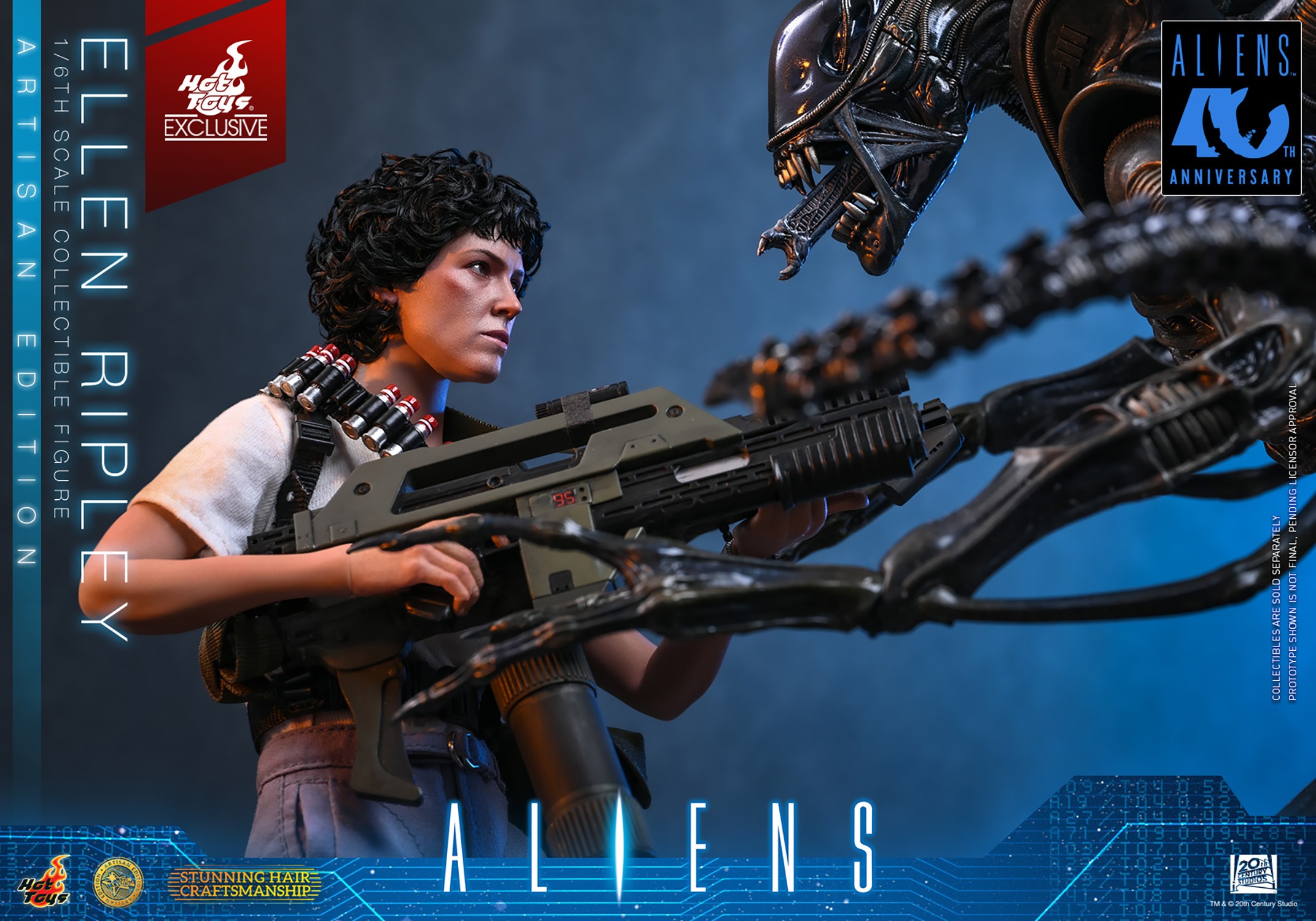 Alien Ellen Ripley (Artisan Edition Deluxe Version) Sixth Scale Figure  Exclusive Edition (Prototype Shown) View 12