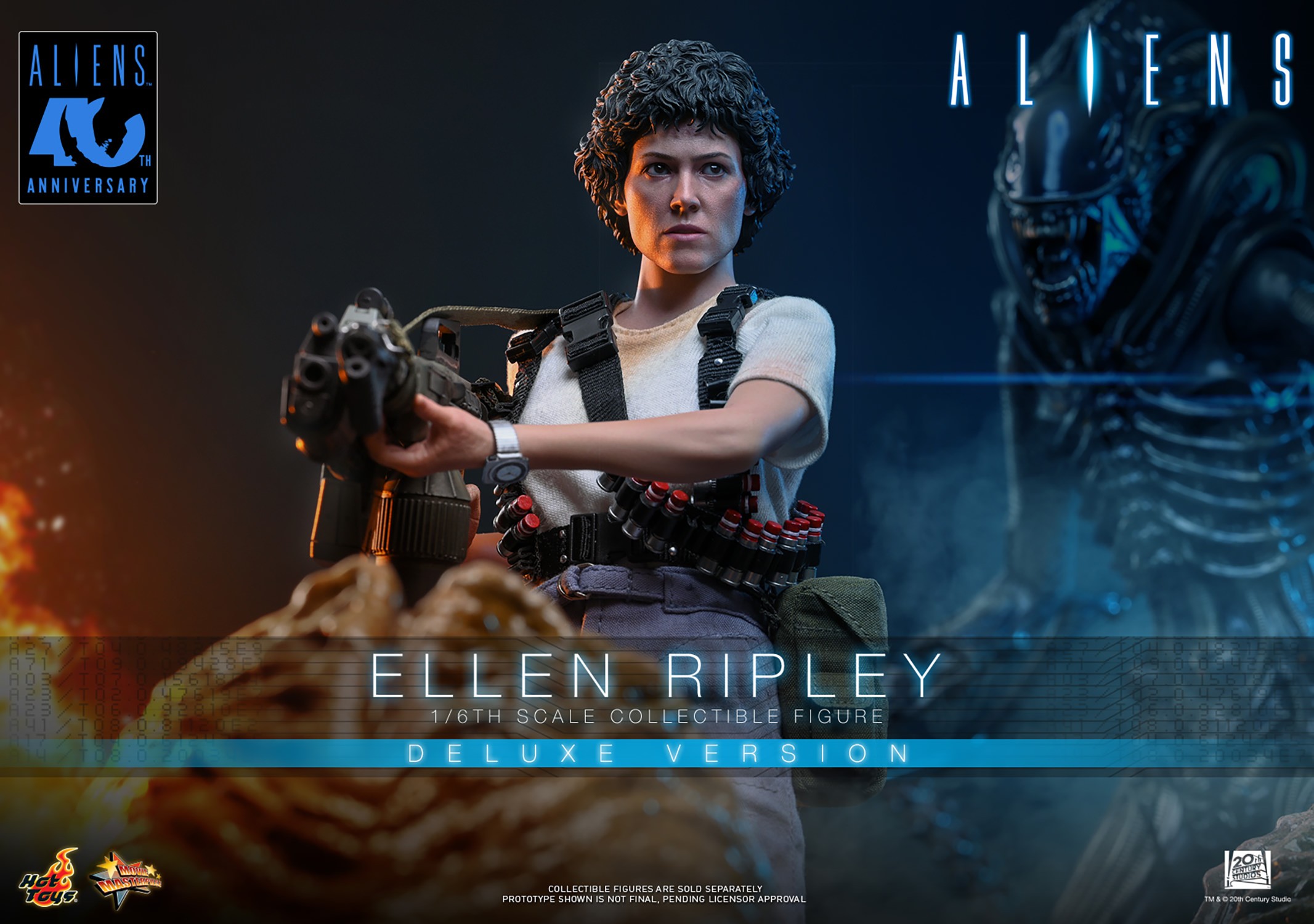 Alien Ellen Ripley (Deluxe Version) Sixth Scale Figure  (Prototype Shown) View 1