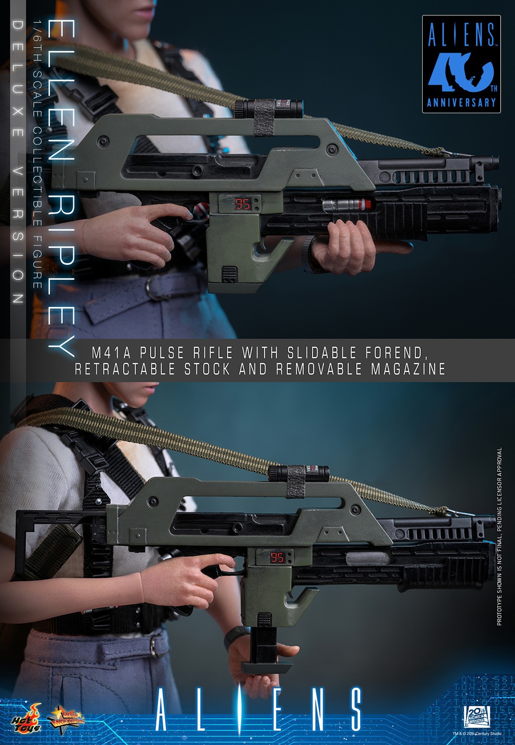 Alien Ellen Ripley (Deluxe Version) Sixth Scale Figure  (Prototype Shown) View 18