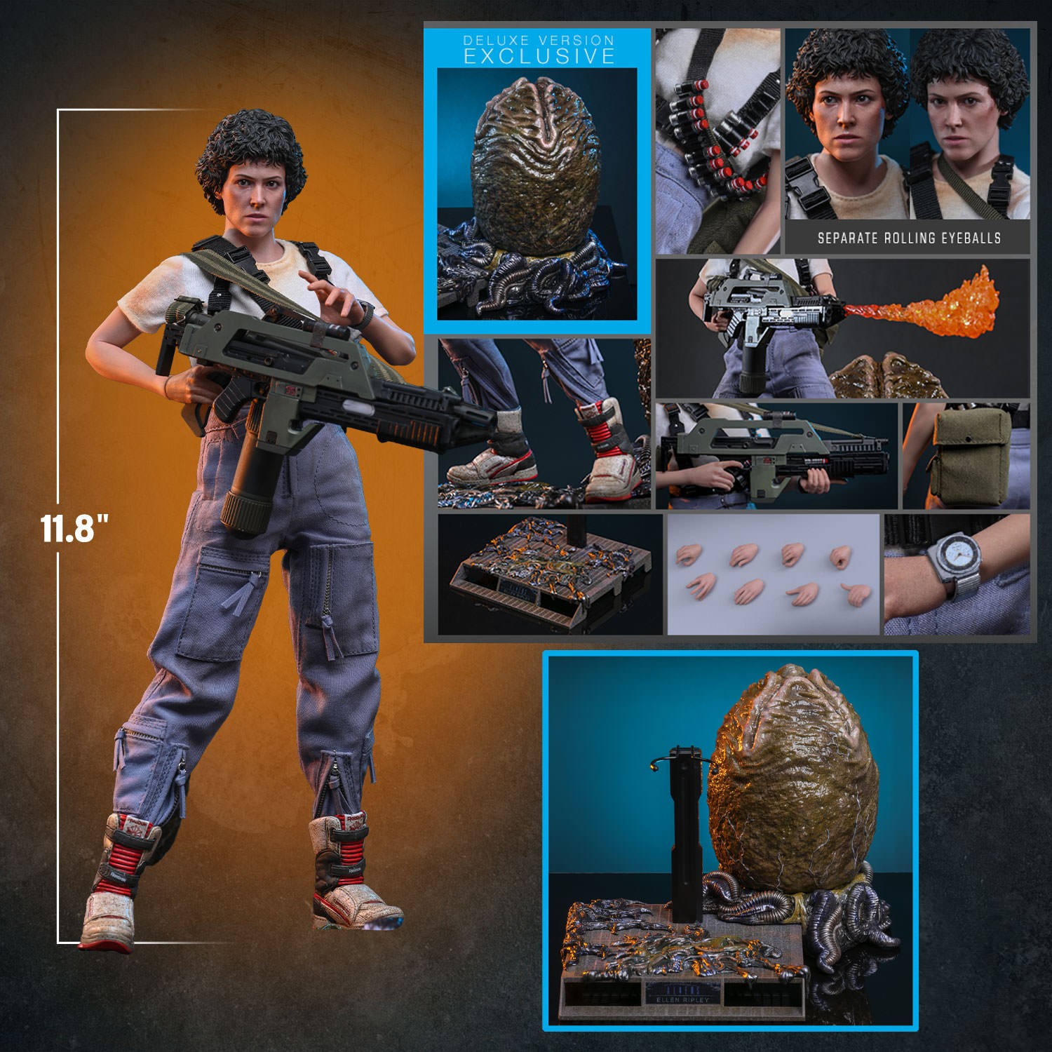 Alien Ellen Ripley (Deluxe Version) Sixth Scale Figure  (Prototype Shown) View 2