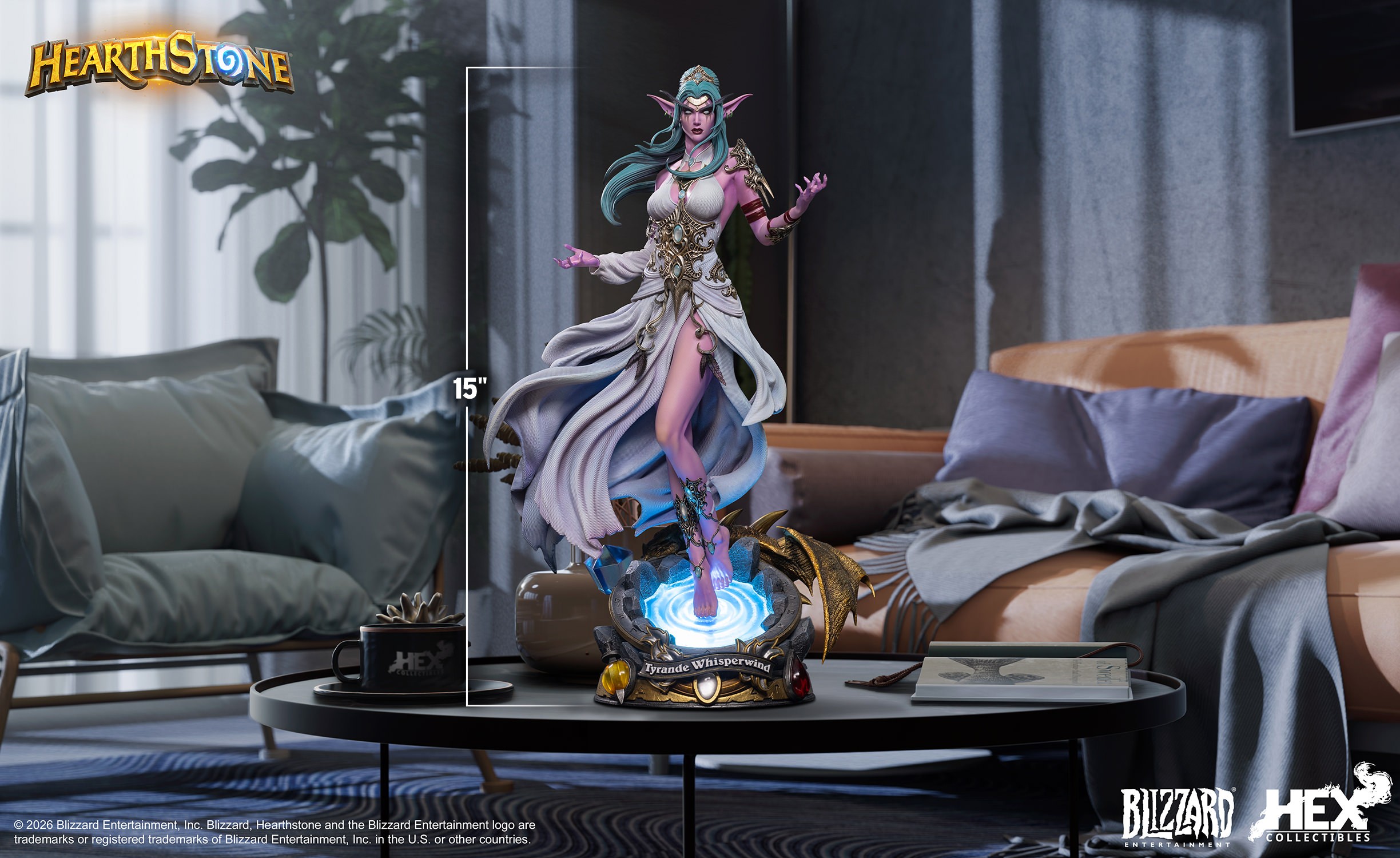 Warcraft Tyrande Whisperwind Statues  (Prototype Shown) View 2