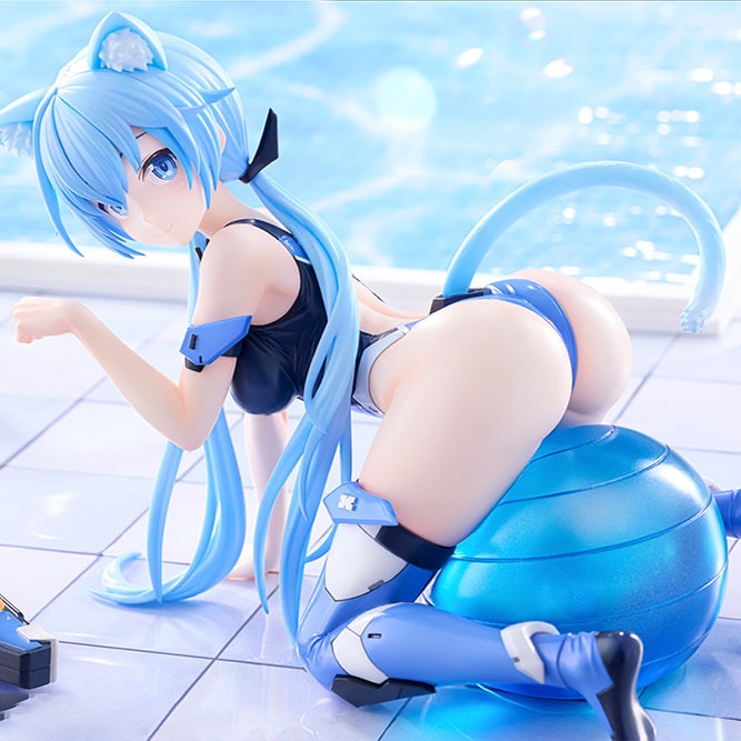 Frame Arms Stylet (Swimsuit Version) Collectible Figure  (Prototype Shown) View 4