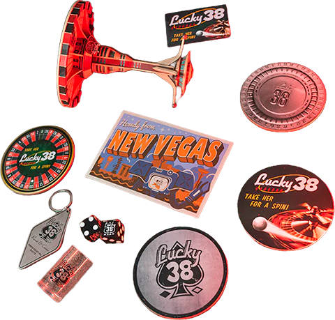 Fallout Welcome to Lucky 38 Bundle Accessories Set  (Prototype Shown) View 16