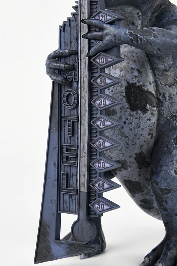 Fallout Dinky the T-Rex (Nighttime) Statues  (Prototype Shown) View 12