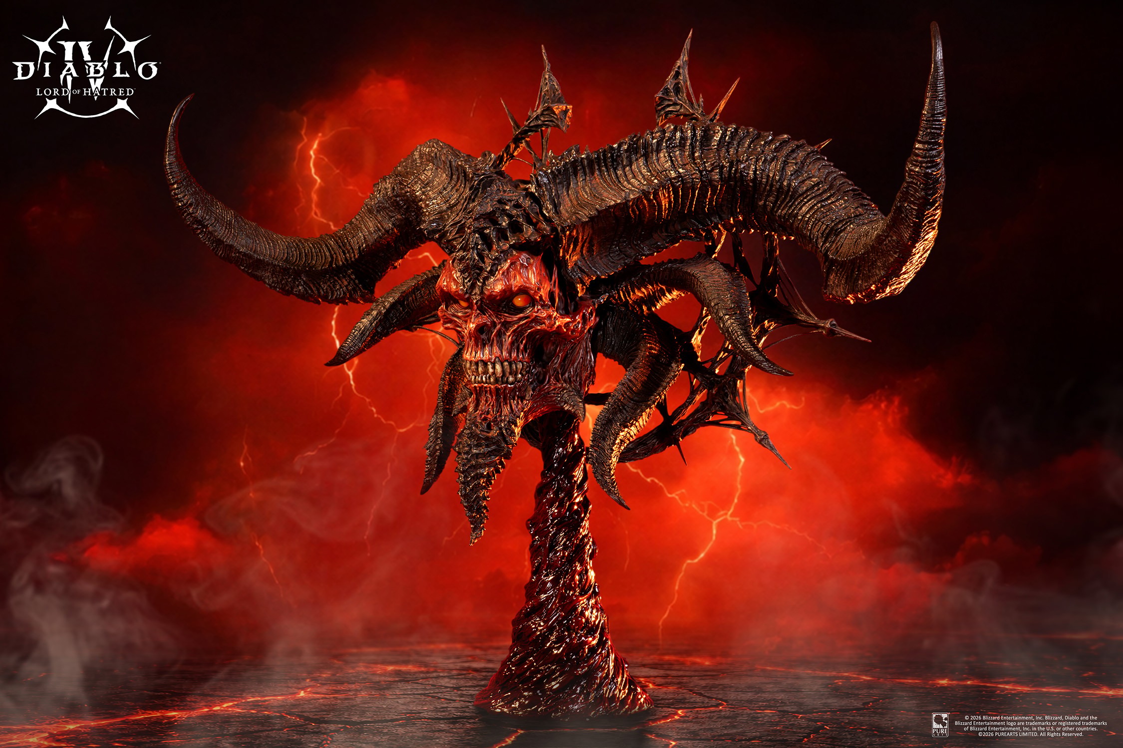 Diablo Diablo IV: Lord of Hatred Mephisto Art Mask Prop Replica  (Prototype Shown) View 7