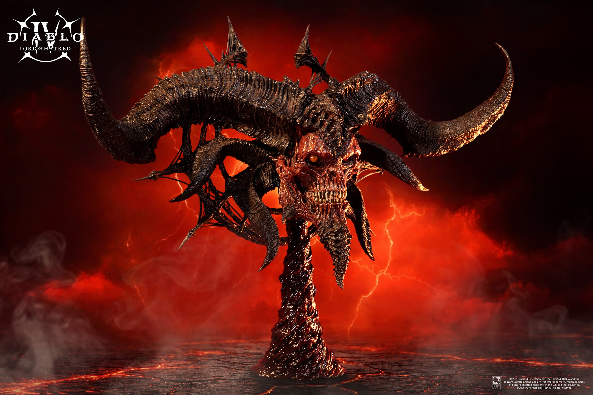 Diablo Diablo IV: Lord of Hatred Mephisto Art Mask Prop Replica  (Prototype Shown) View 8
