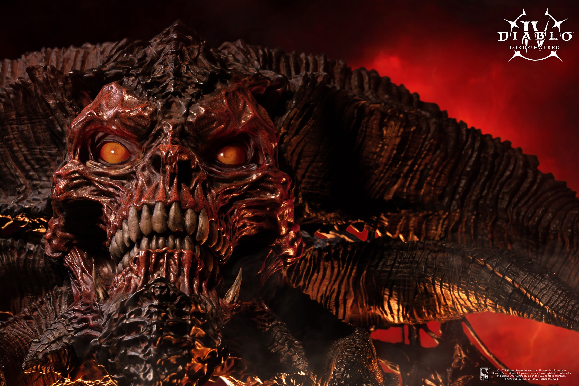 Diablo Diablo IV: Lord of Hatred Mephisto Art Mask Prop Replica  (Prototype Shown) View 12