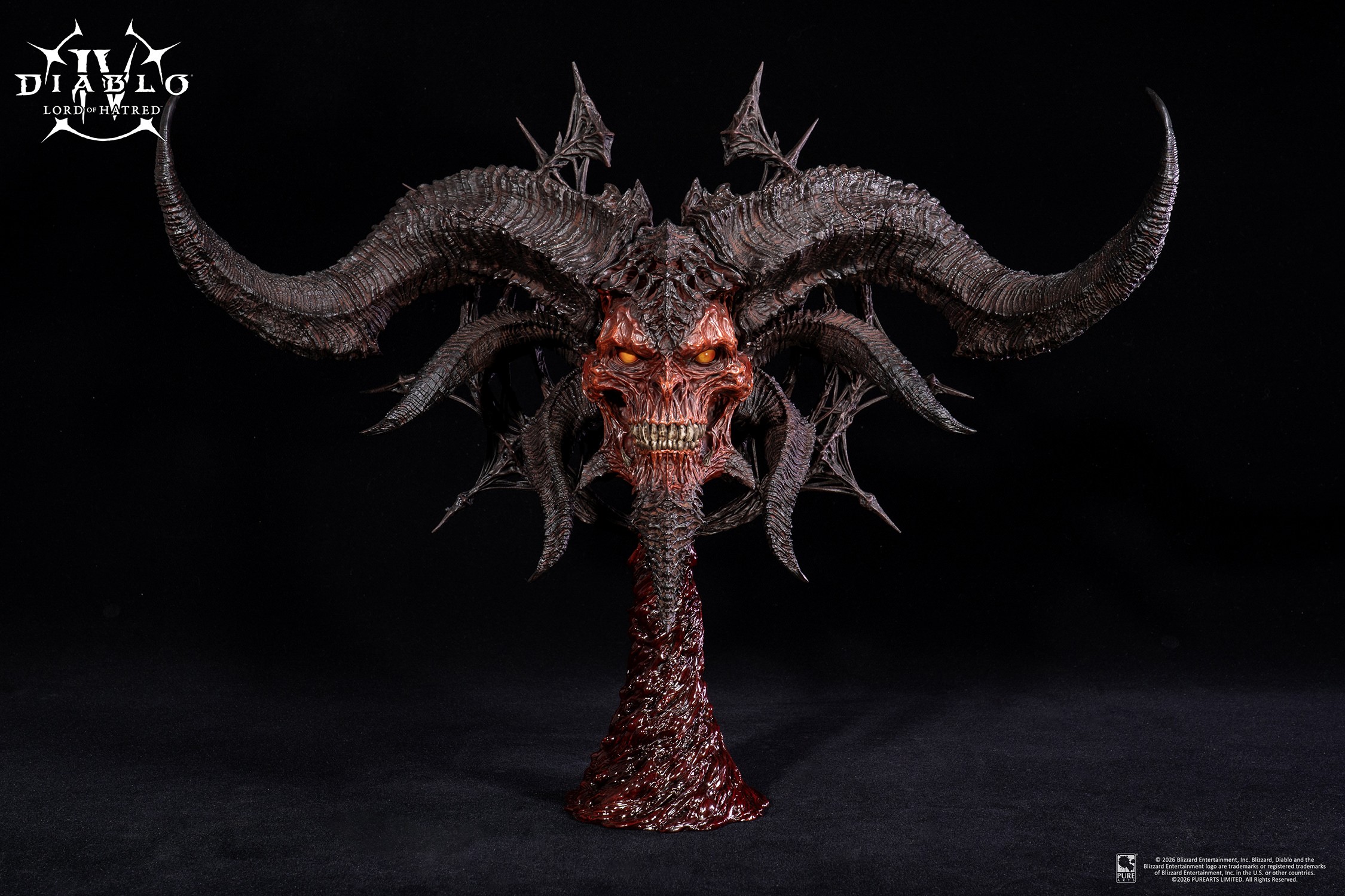 Diablo Diablo IV: Lord of Hatred Mephisto Art Mask Prop Replica  (Prototype Shown) View 13