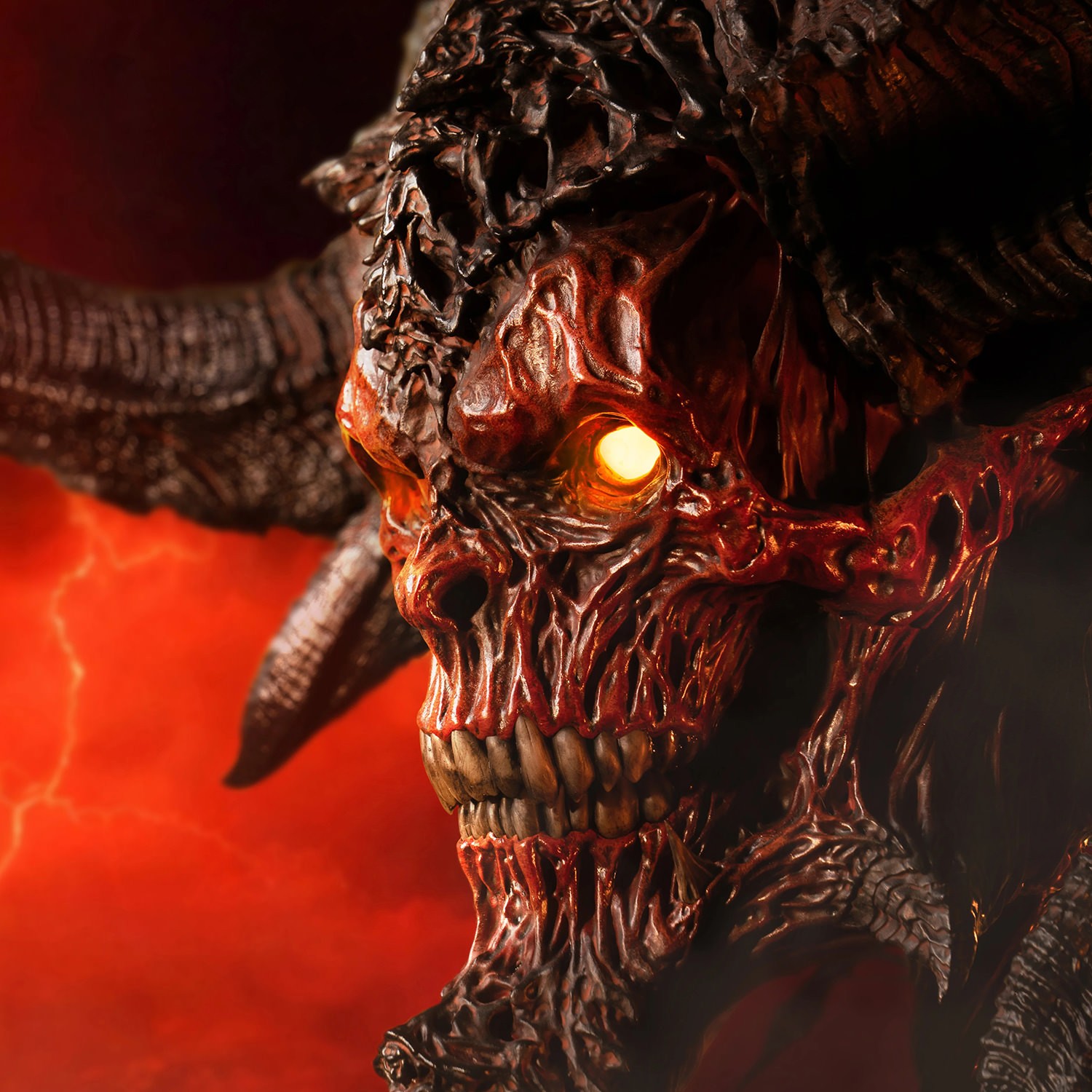 Diablo Diablo IV: Lord of Hatred Mephisto Art Mask Life-Size Replica  (Prototype Shown) View 3
