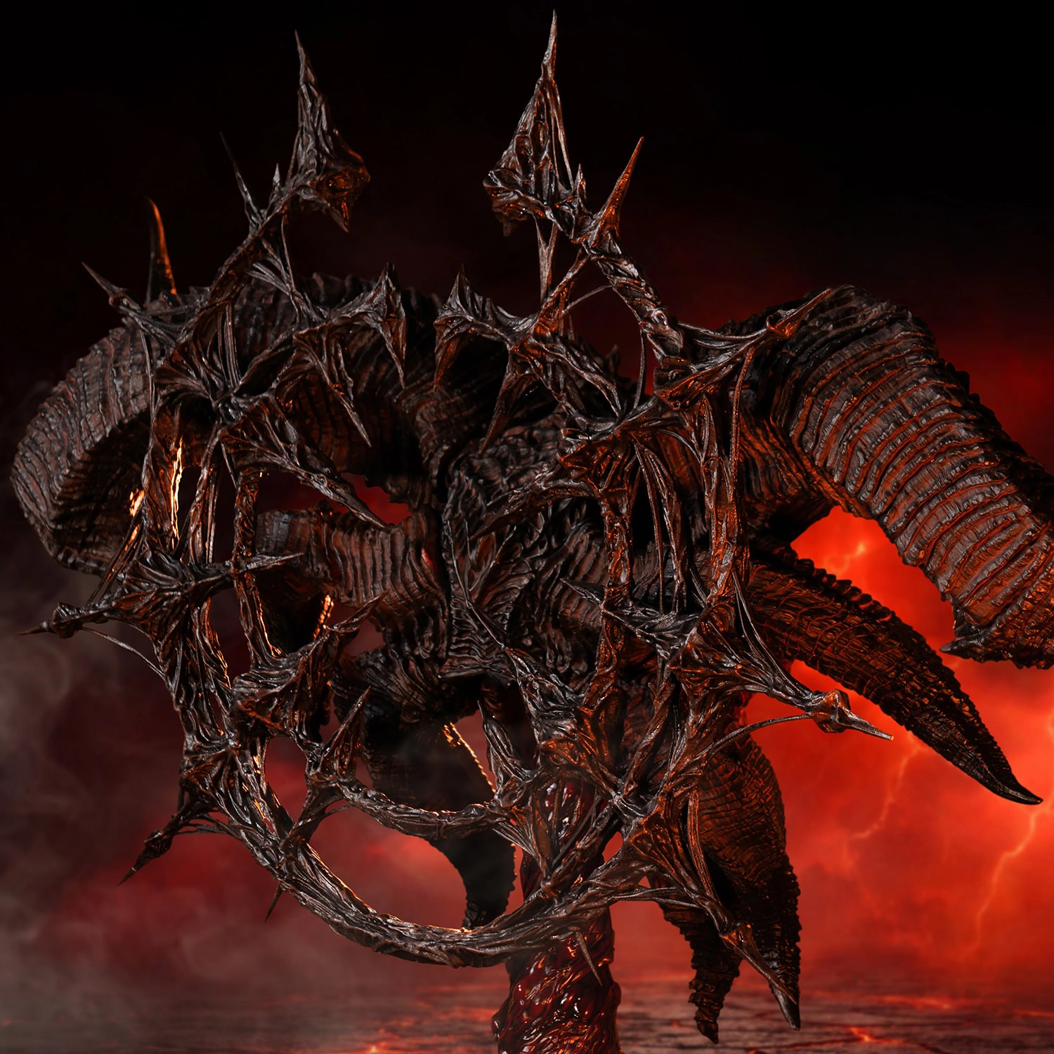 Diablo Diablo IV: Lord of Hatred Mephisto Art Mask Life-Size Replica  (Prototype Shown) View 5