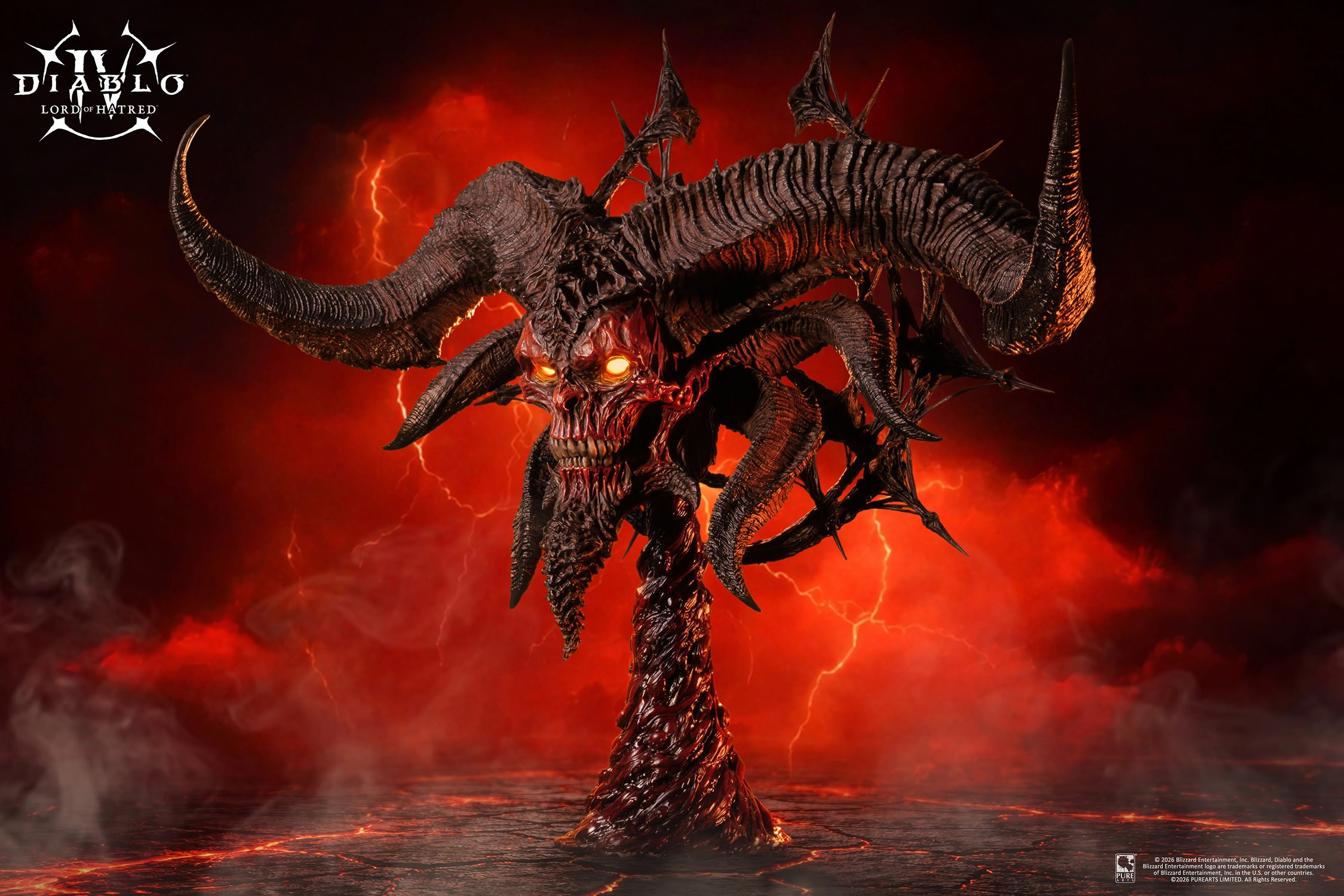 Diablo Diablo IV: Lord of Hatred Mephisto Art Mask Life-Size Replica  (Prototype Shown) View 7