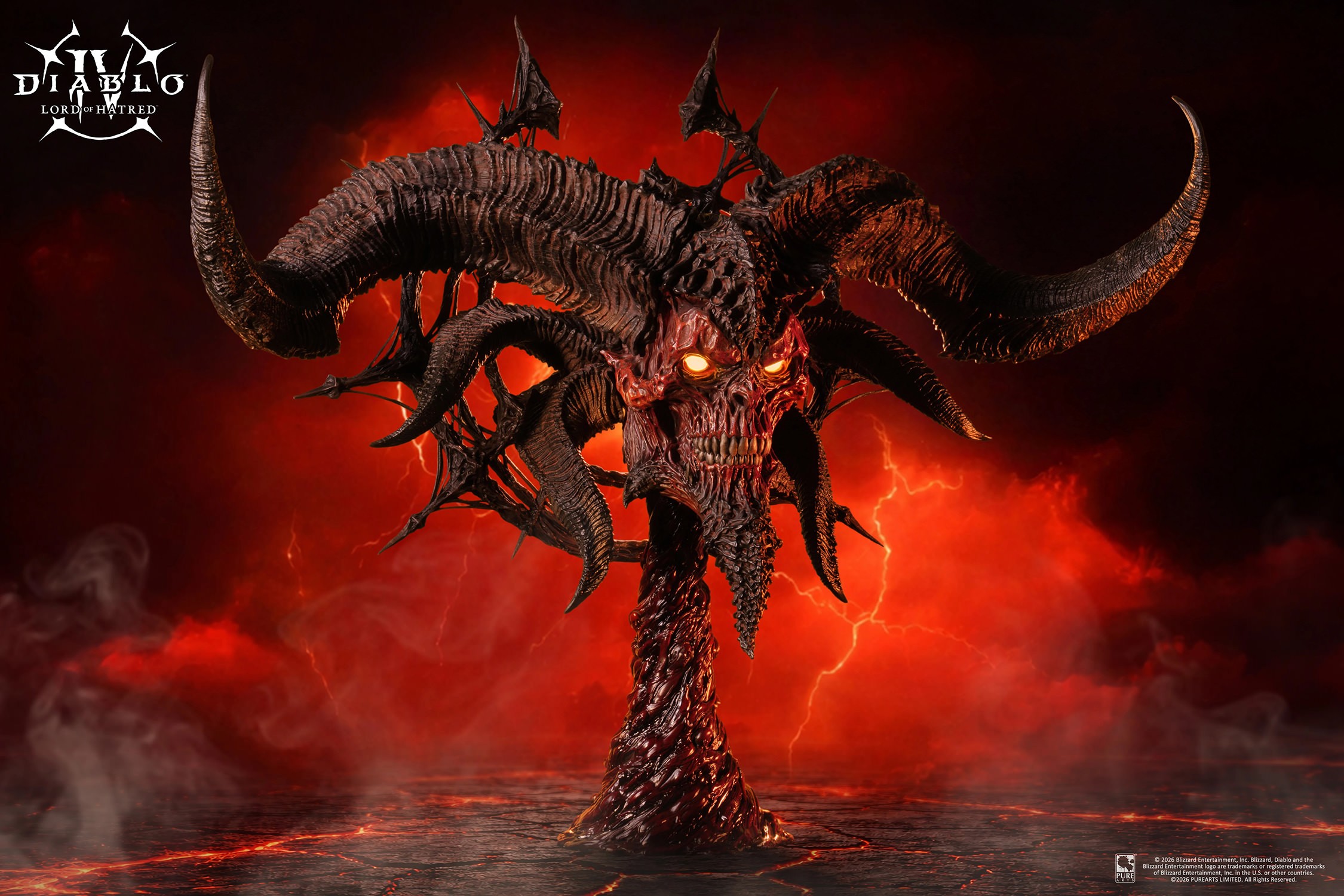 Diablo Diablo IV: Lord of Hatred Mephisto Art Mask Life-Size Replica  (Prototype Shown) View 8