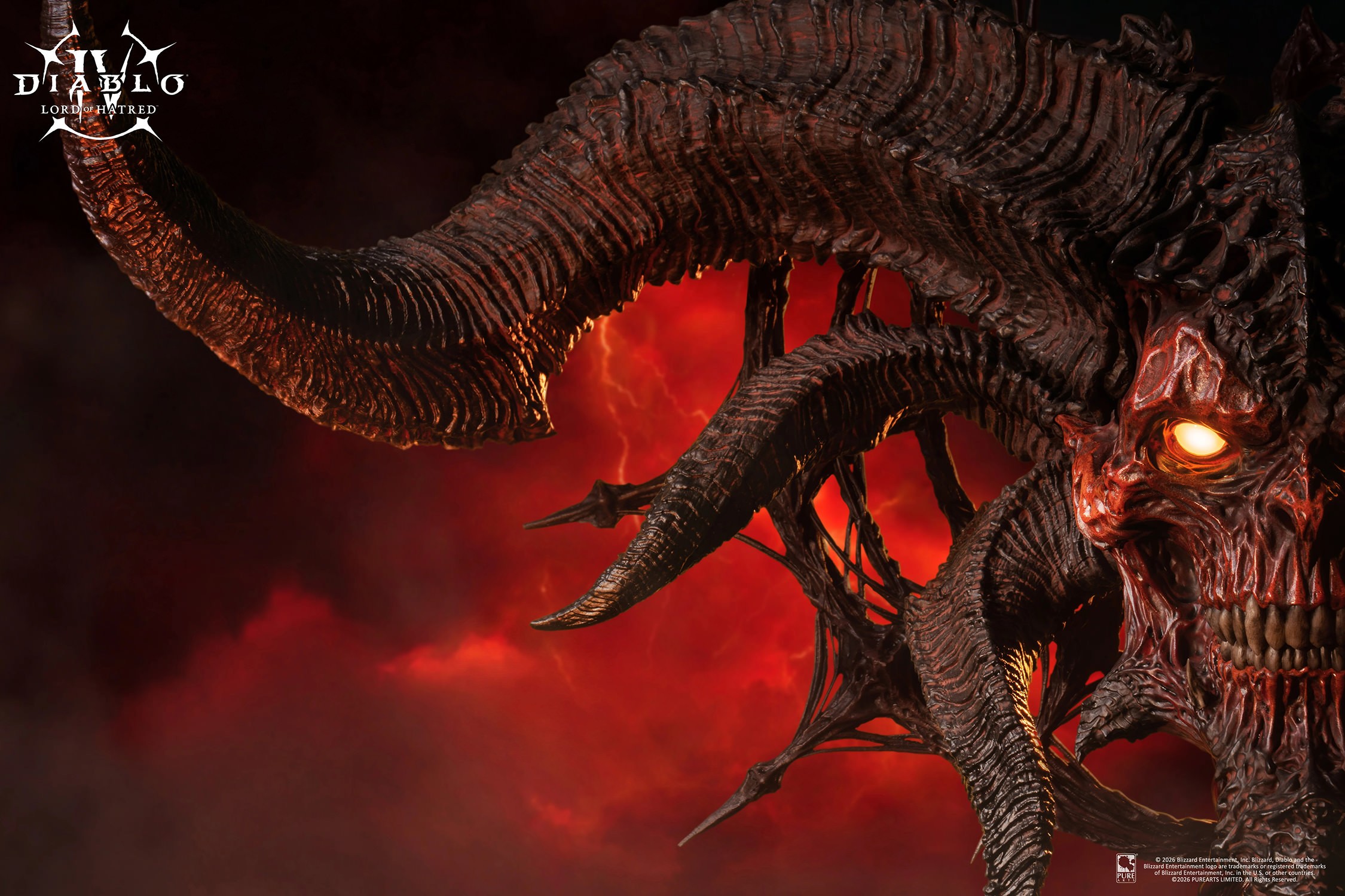 Diablo Diablo IV: Lord of Hatred Mephisto Art Mask Life-Size Replica  (Prototype Shown) View 9