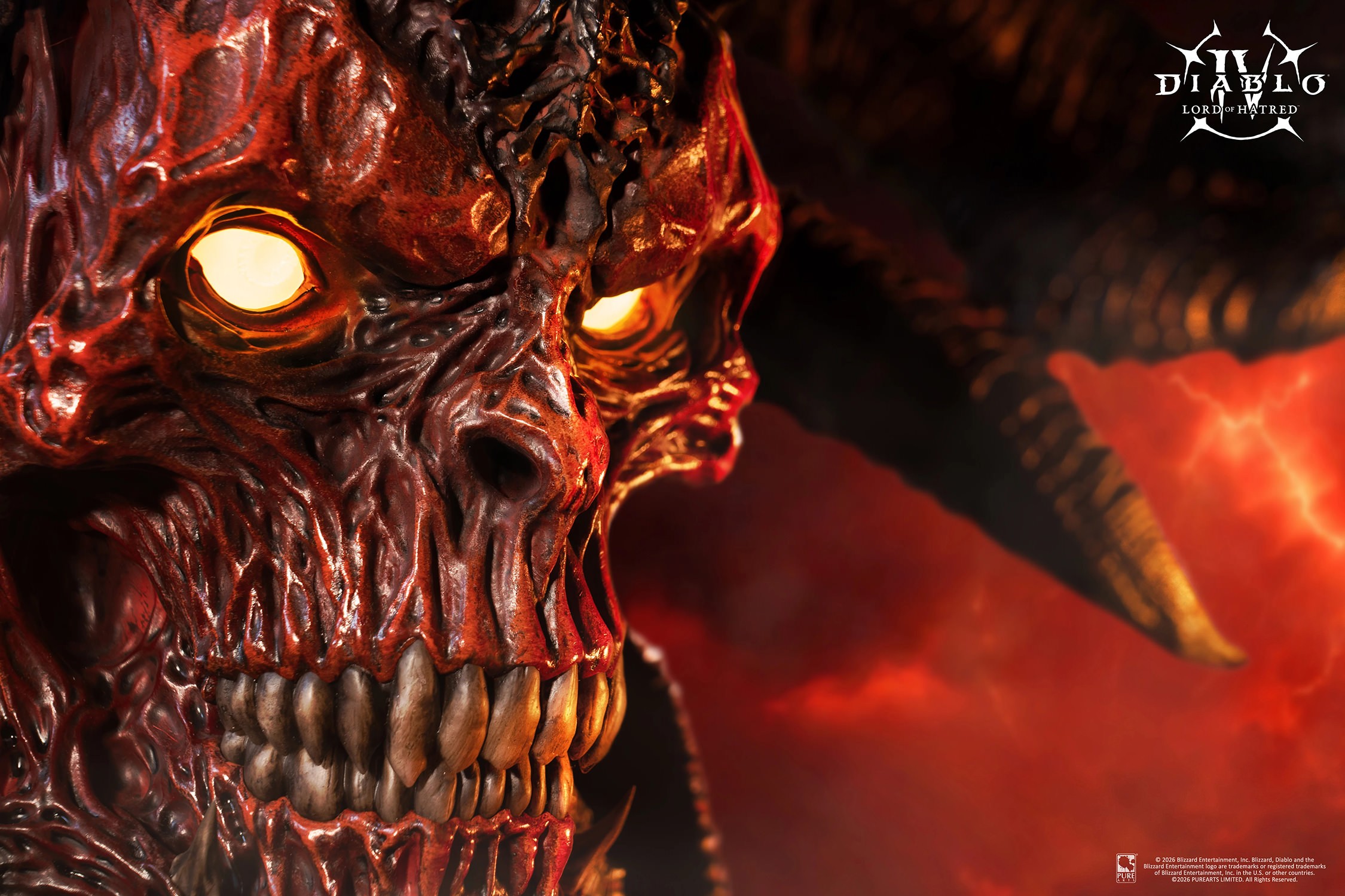 Diablo Diablo IV: Lord of Hatred Mephisto Art Mask Life-Size Replica  (Prototype Shown) View 10