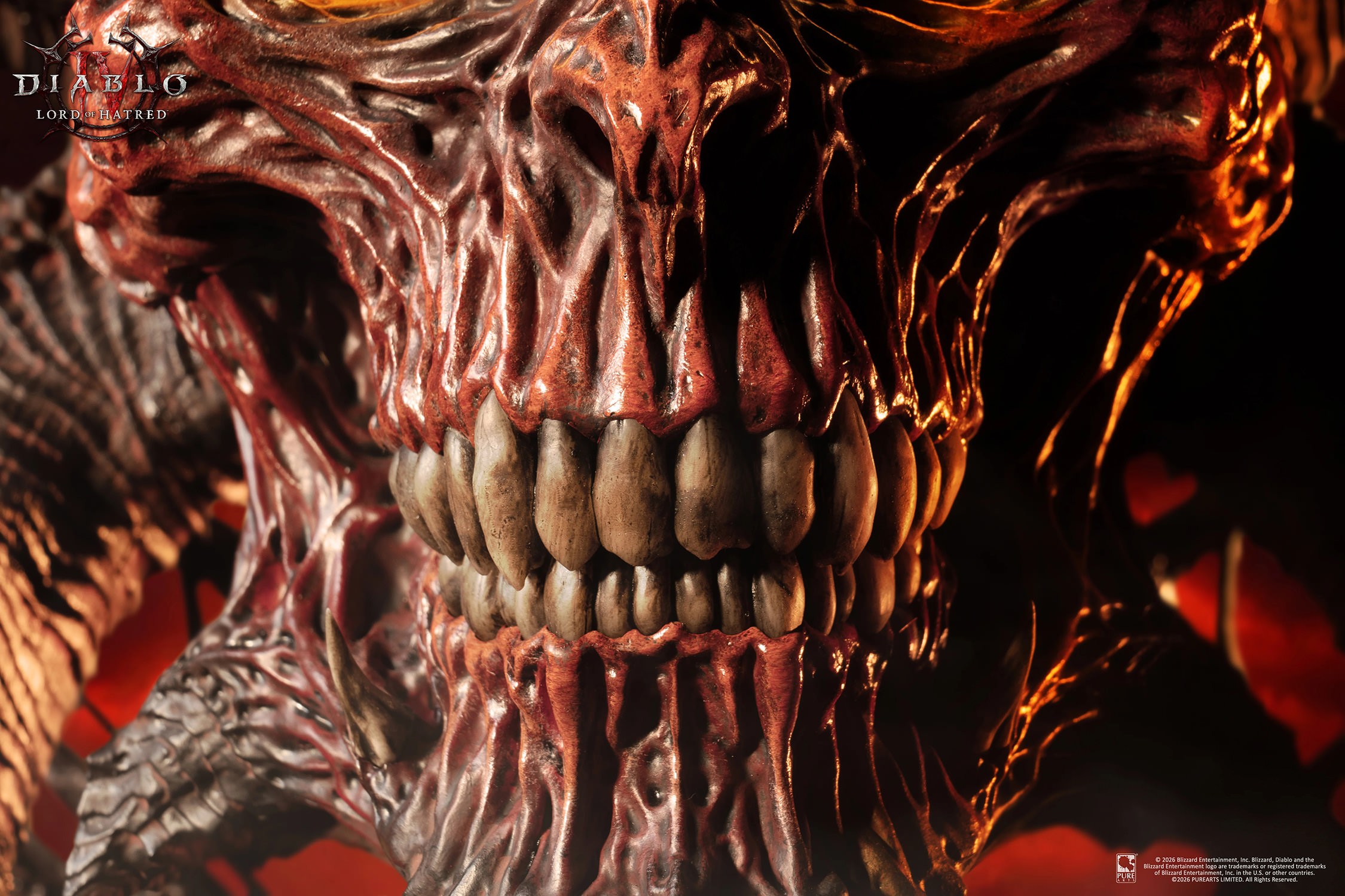Diablo Diablo IV: Lord of Hatred Mephisto Art Mask Life-Size Replica  (Prototype Shown) View 12