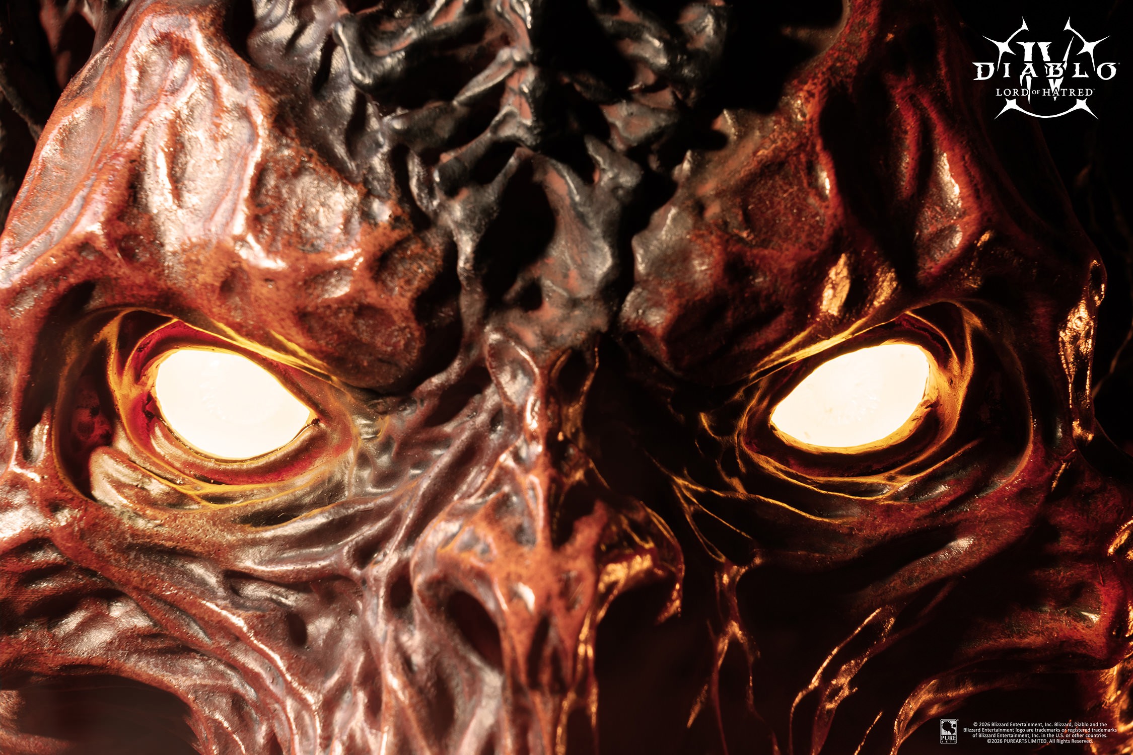 Diablo Diablo IV: Lord of Hatred Mephisto Art Mask Life-Size Replica  (Prototype Shown) View 13