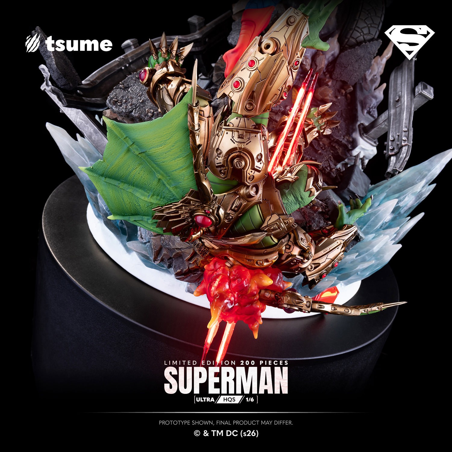 DC Comics Superman Ultra HQS Statues  (Prototype Shown) View 3