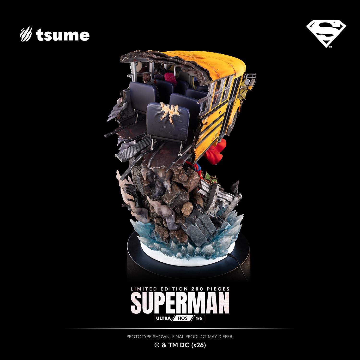 DC Comics Superman Ultra HQS Statues  (Prototype Shown) View 8