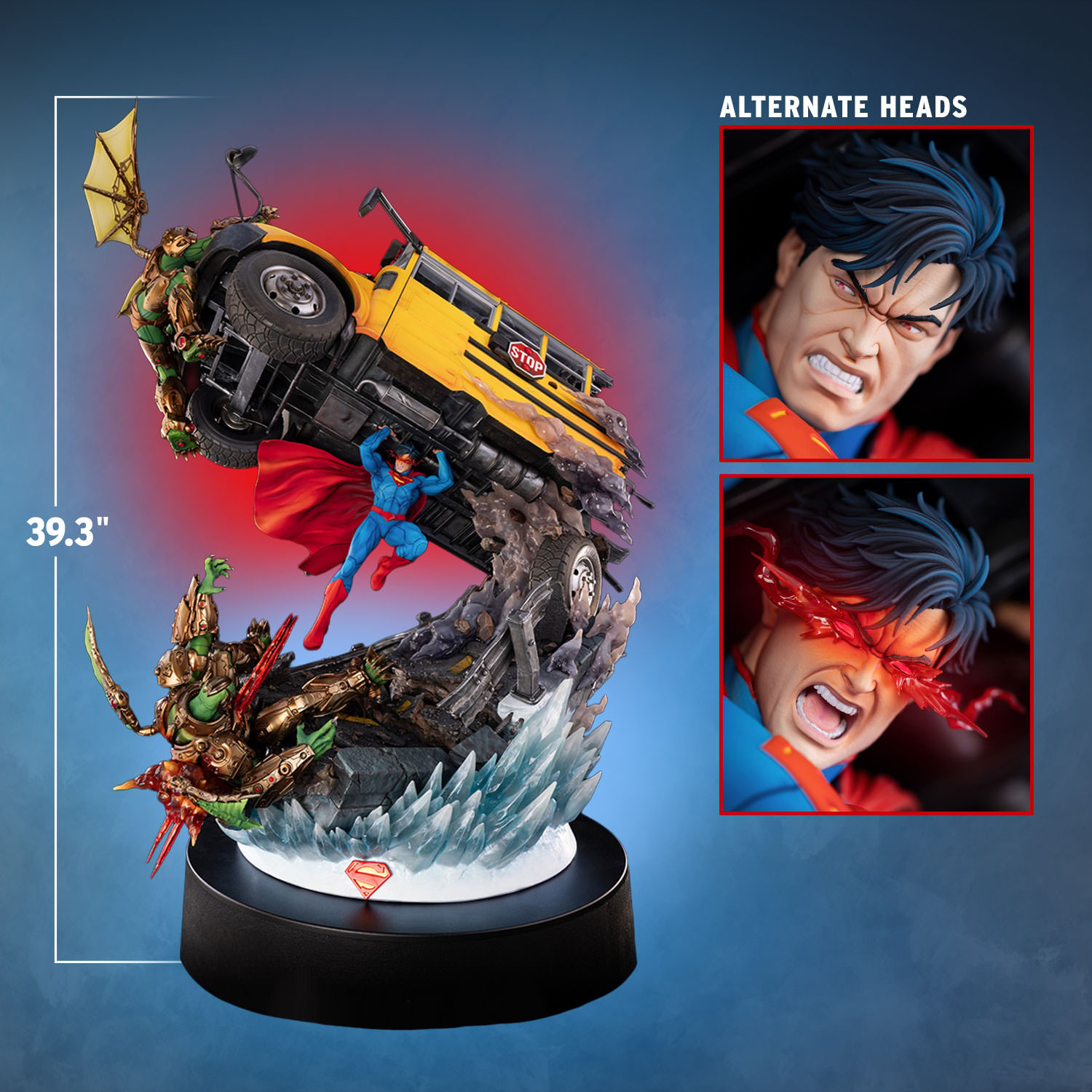 DC Comics Superman Ultra HQS Statues  (Prototype Shown) View 2