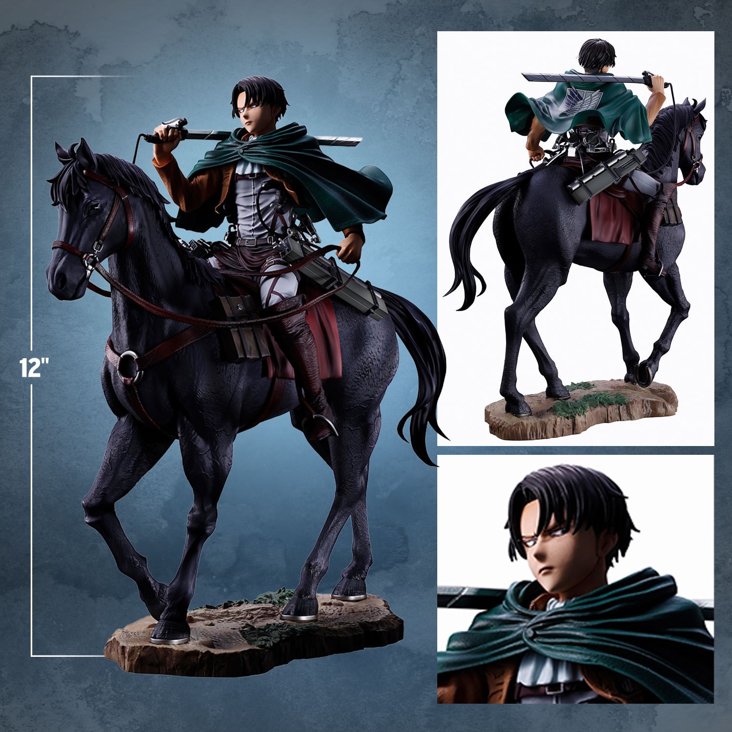 Attack on Titan Levi (Dedicate Your Heart) Collectible Figure  (Prototype Shown) View 2