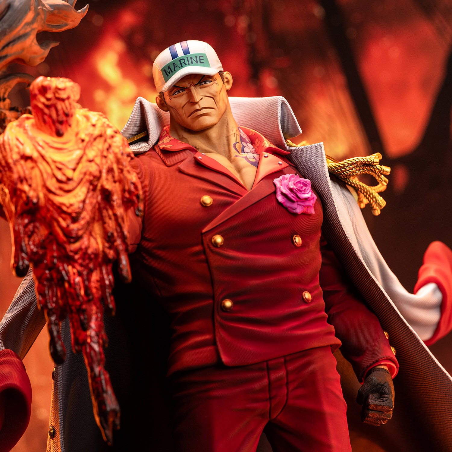 One Piece Admiral Akainu (Premium Version) Statues  (Prototype Shown) View 1