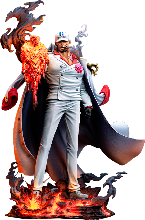 One Piece Fleet Admiral Akainu (Premium Version) Statues  (Prototype Shown) View 8