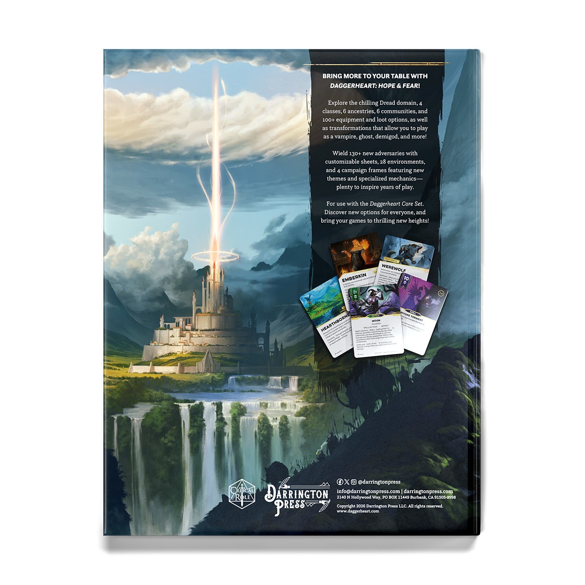 Critical Role Daggerheart: Hope & Fear Expansion Book  (Prototype Shown) View 8
