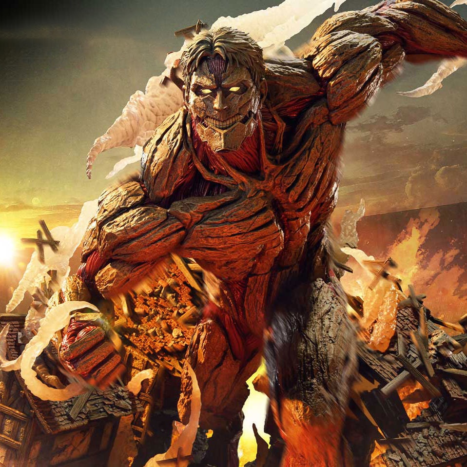 Attack on Titan Reiner Braun Armored Titan Diorama  (Prototype Shown) View 1