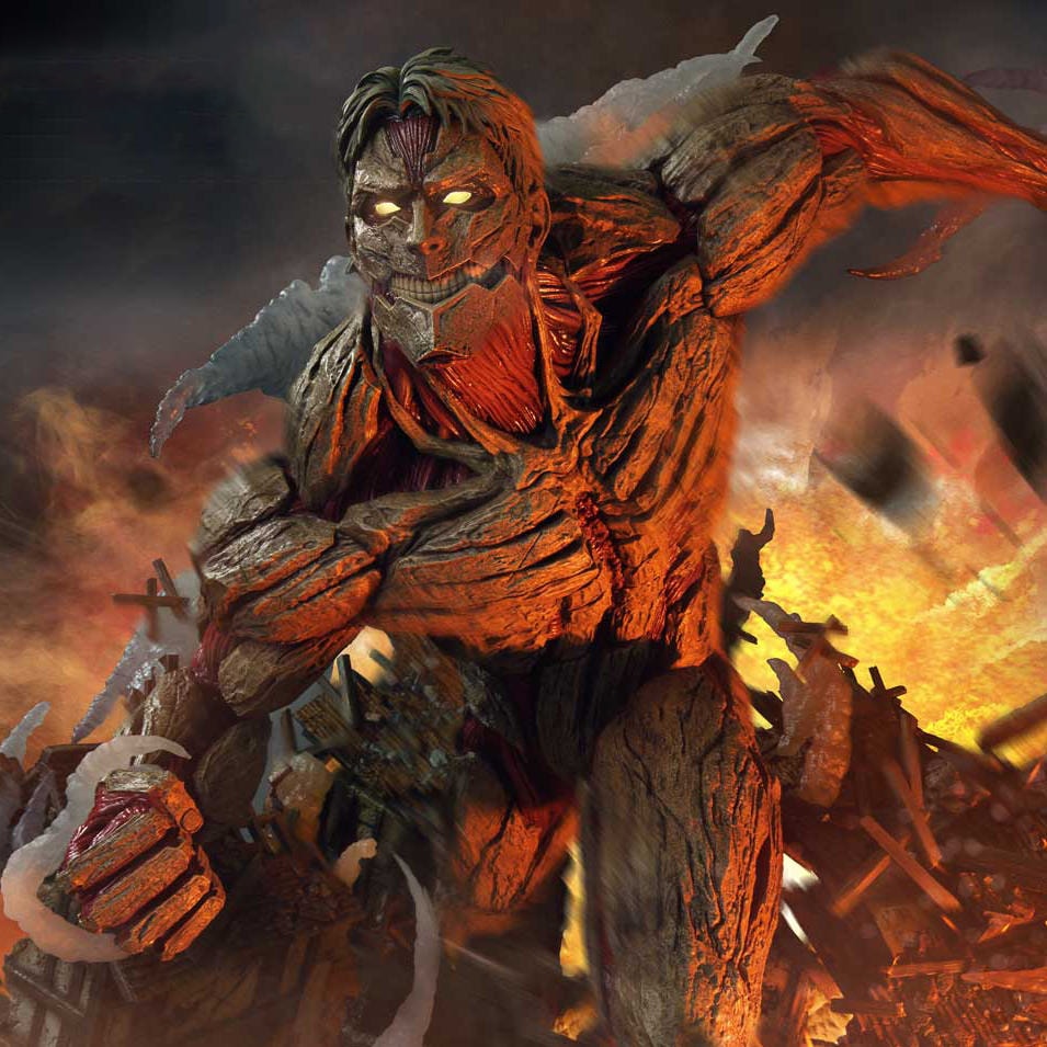 Attack on Titan Reiner Braun Armored Titan Diorama  (Prototype Shown) View 5