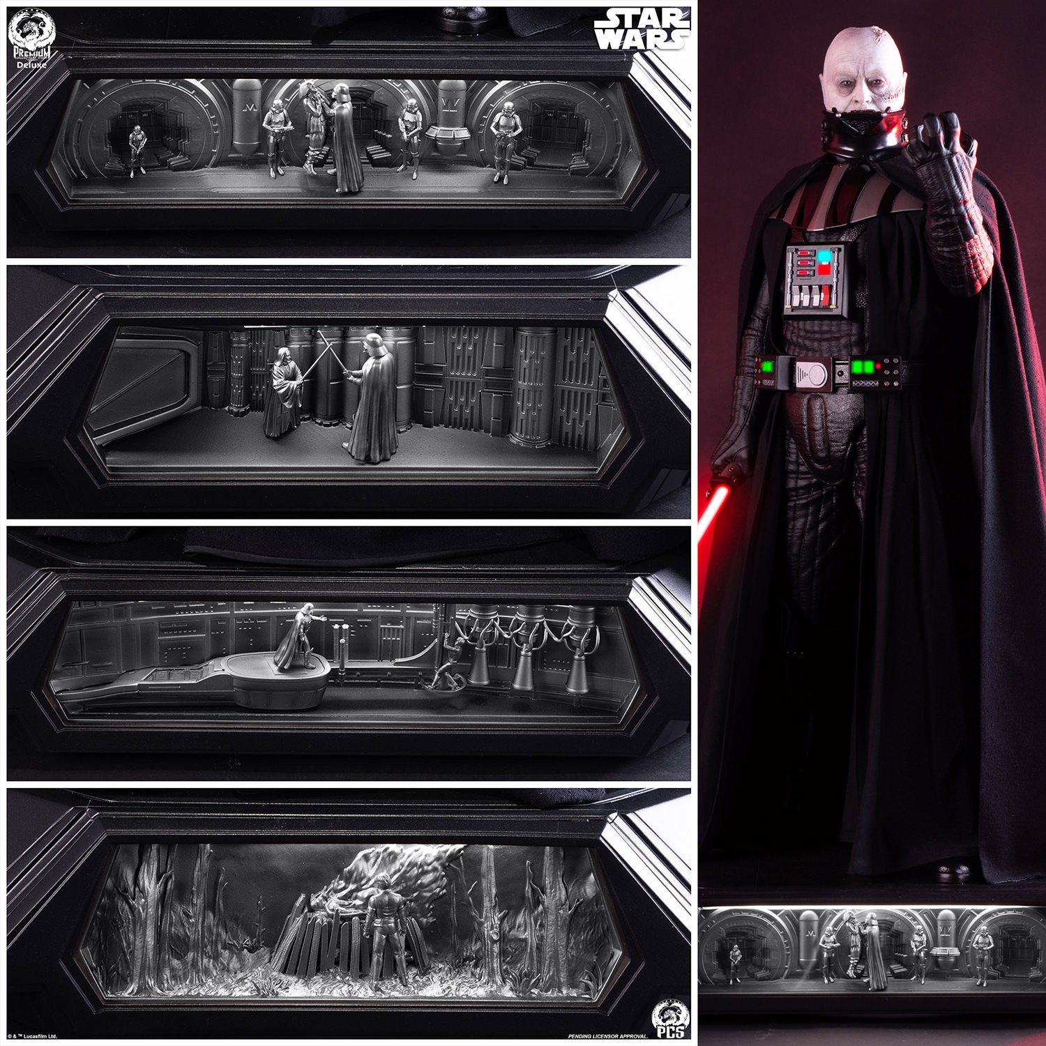 Star Wars Darth Vader Hyperreal 1:3 Scale Statue  (Prototype Shown) View 6
