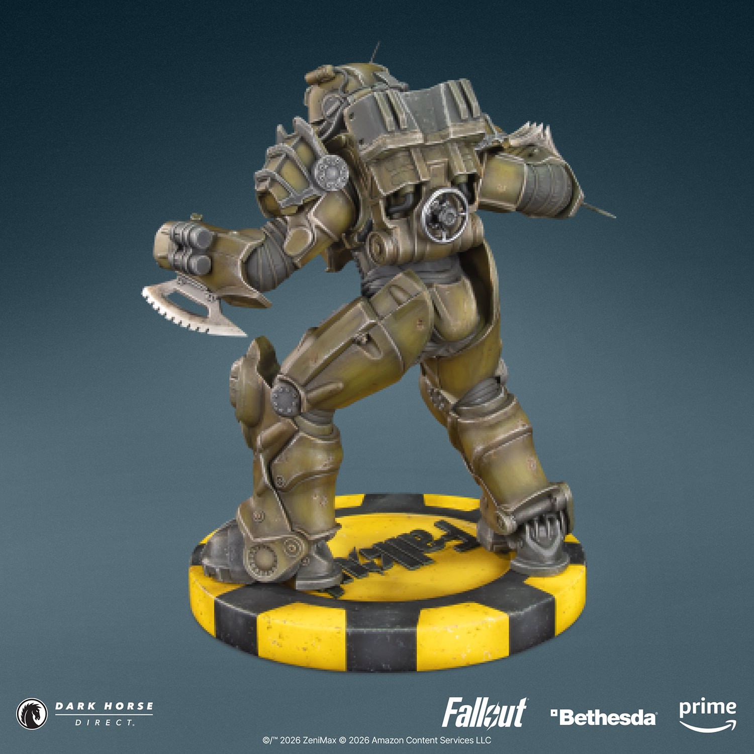Fallout NCR Power Armor Statues  (Prototype Shown) View 9