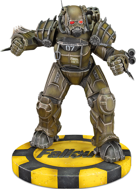 Fallout NCR Power Armor Statues  (Prototype Shown) View 11