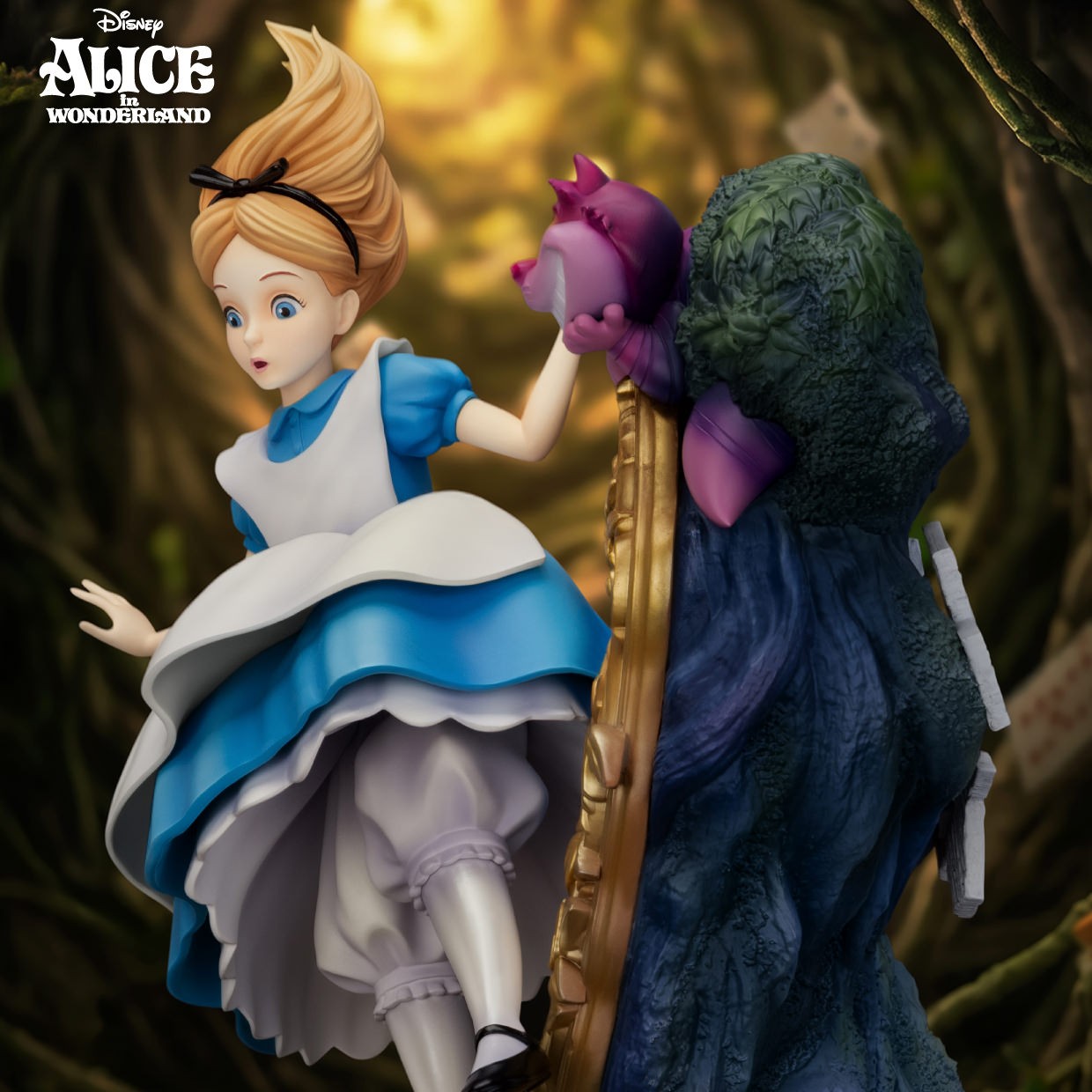 Disney Alice & The Cheshire Cat Statues  (Prototype Shown) View 5