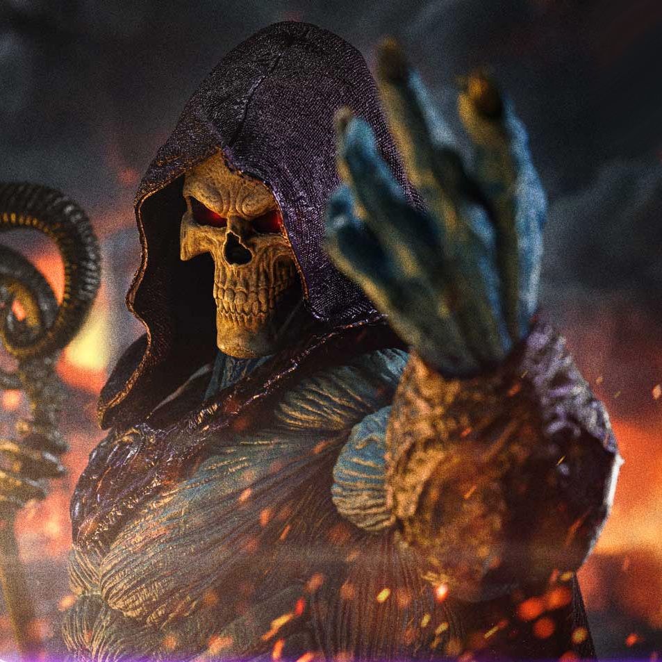 Masters of the Universe Skeletor 1:3 Scale Statue  View 6