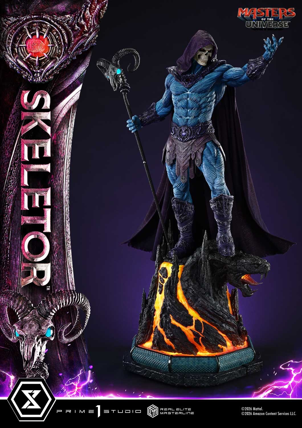 Masters of the Universe Skeletor 1:3 Scale Statue  View 10