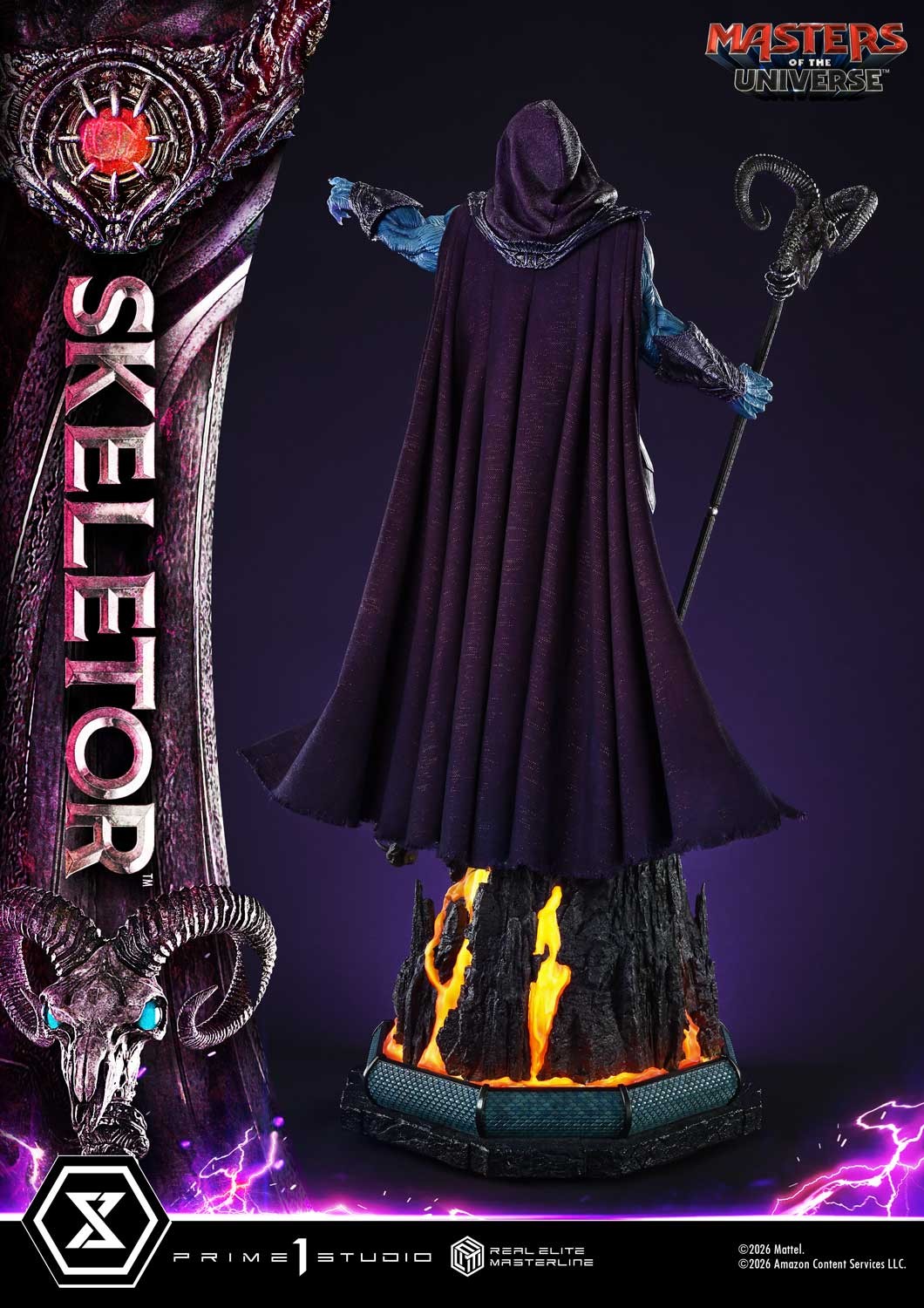 Masters of the Universe Skeletor 1:3 Scale Statue  View 12