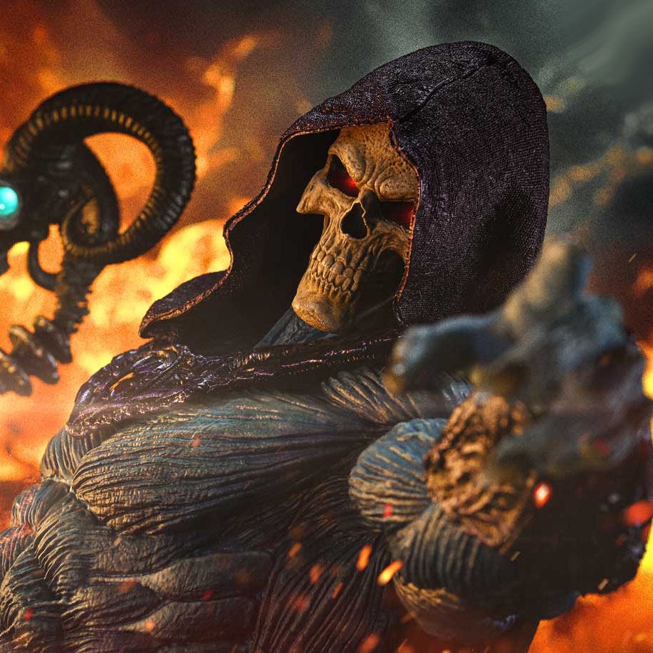 Masters of the Universe Skeletor (Bonus Version) 1:3 Scale Statue  (Prototype Shown) View 5