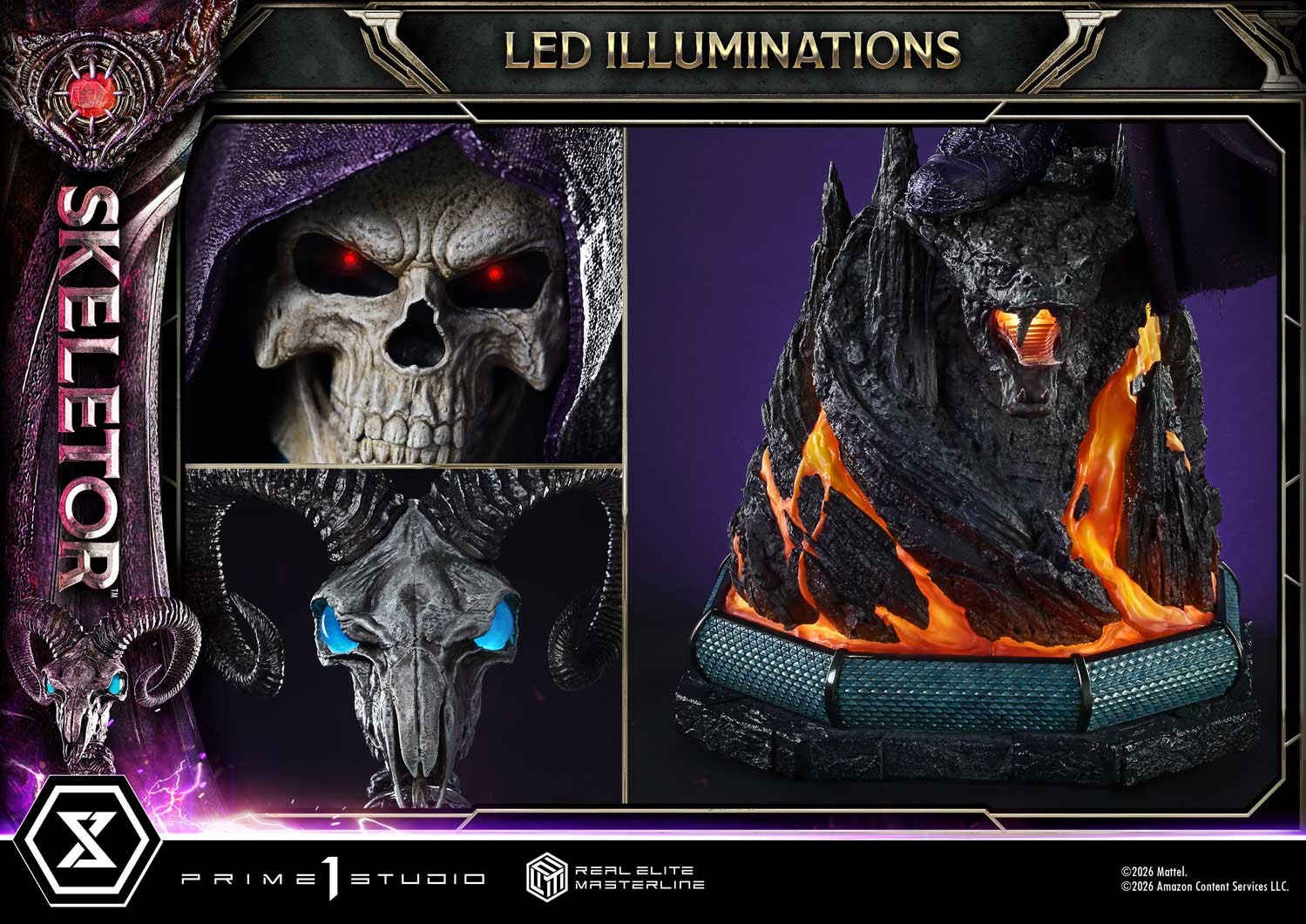 Masters of the Universe Skeletor (Bonus Version) 1:3 Scale Statue  (Prototype Shown) View 11