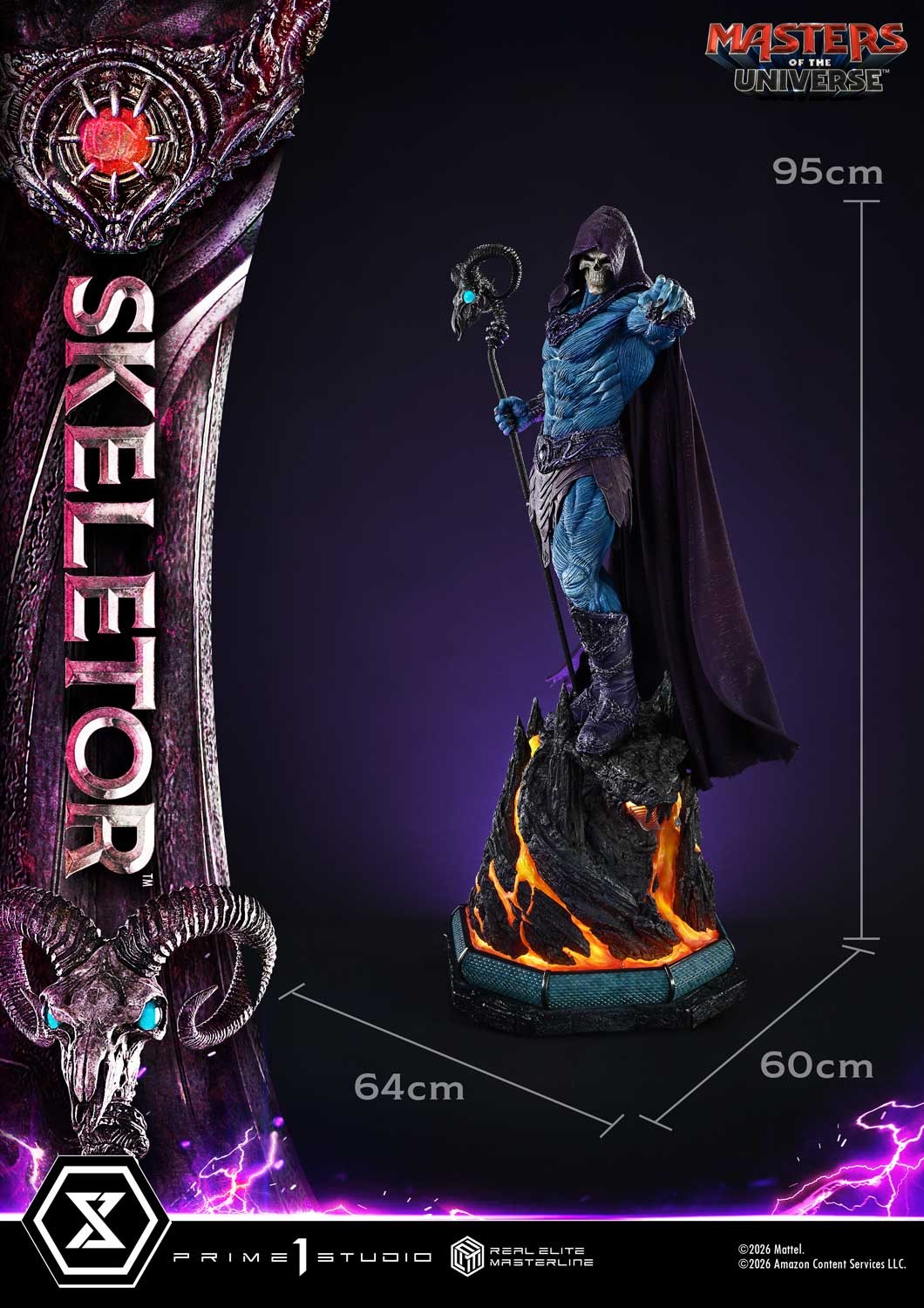Masters of the Universe Skeletor (Bonus Version) 1:3 Scale Statue  (Prototype Shown) View 8