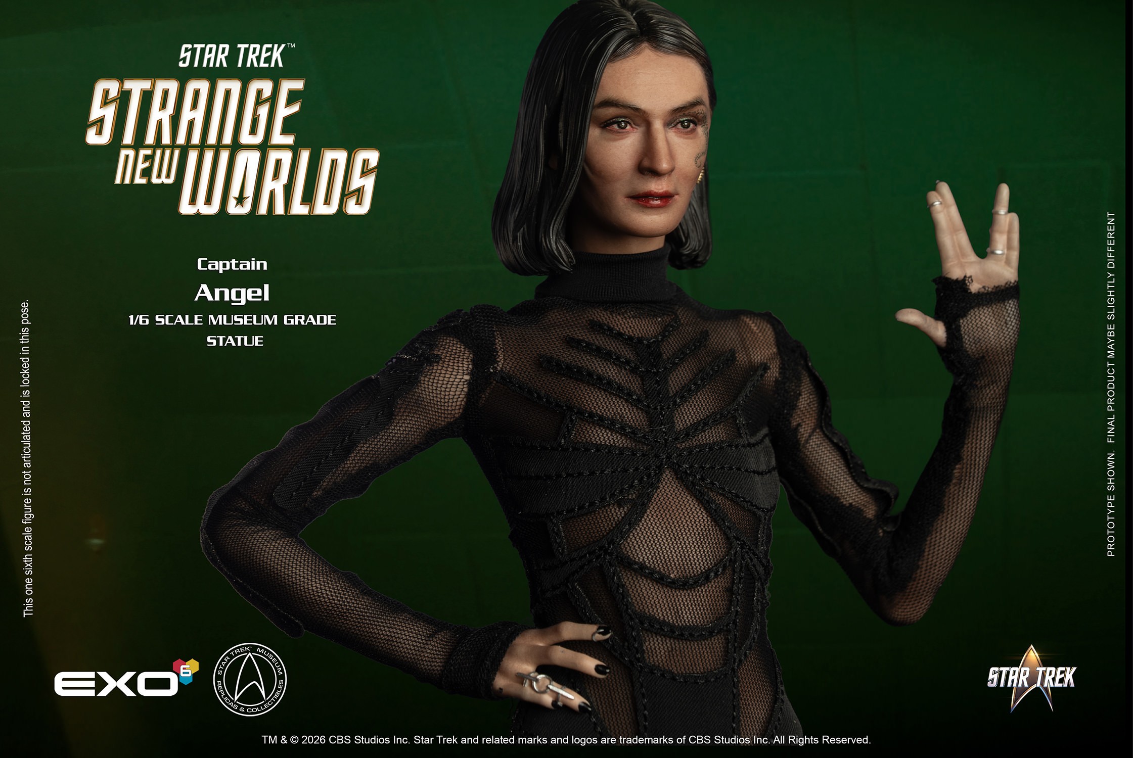 Star Trek Captain Angel Statues  (Prototype Shown) View 1